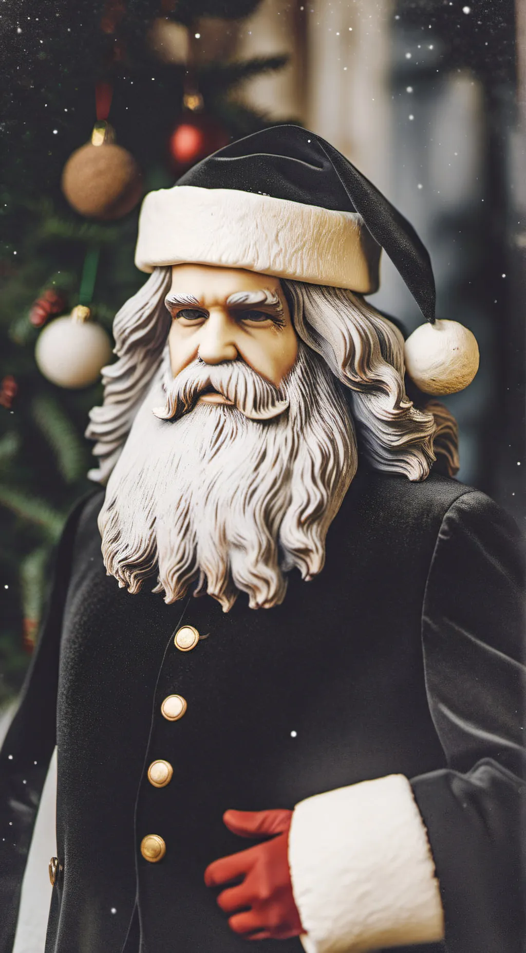 ai character: emo santa 🎅  background