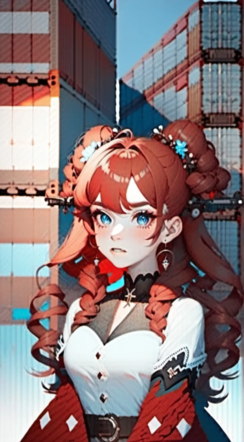 ai character: poppy background