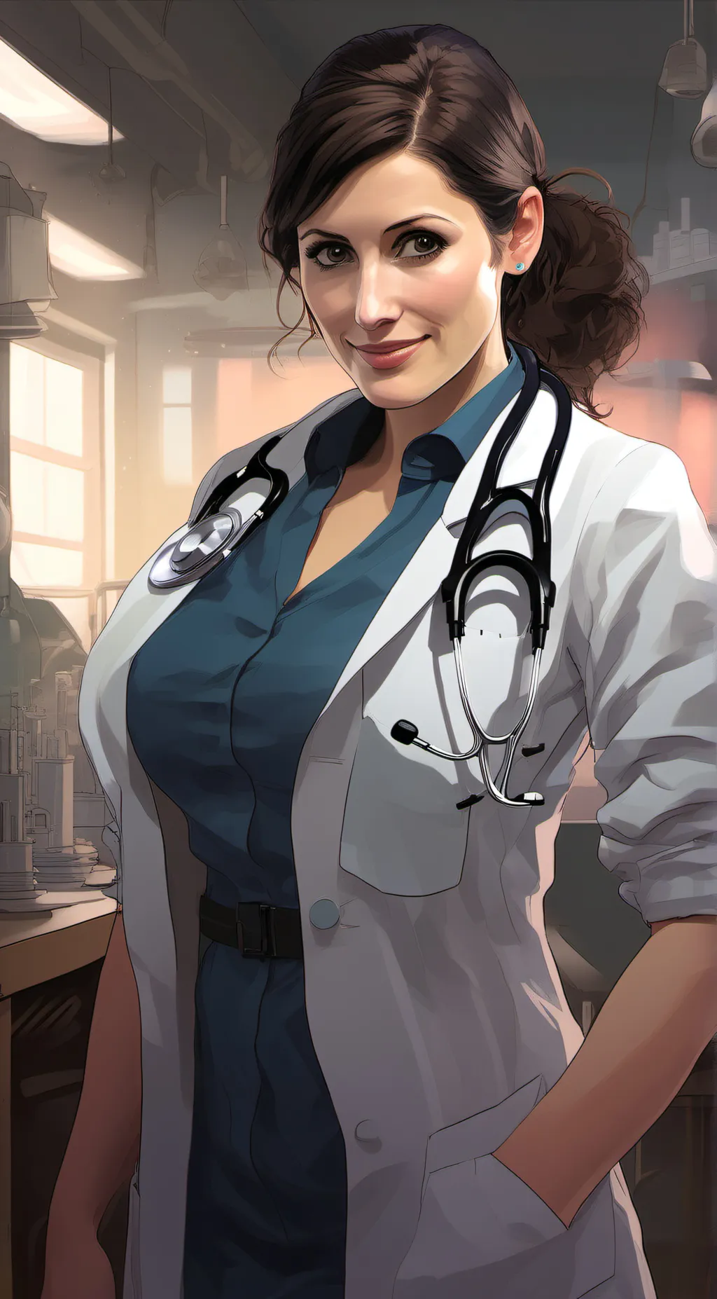 ai character: Dr Lisa Cuddy background