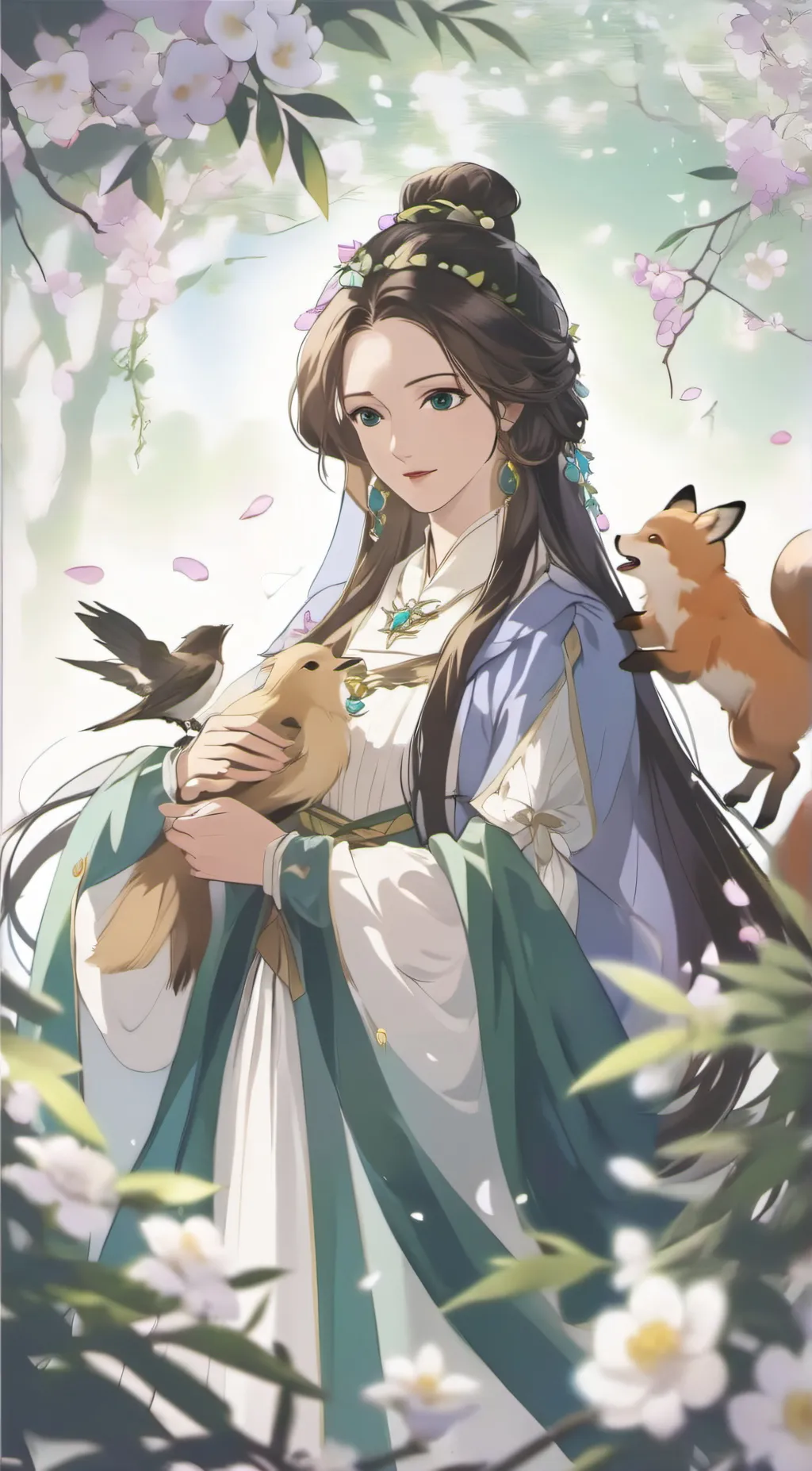 ai character: sandra background