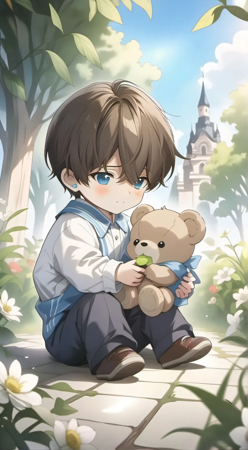 ai character: Angry baby background