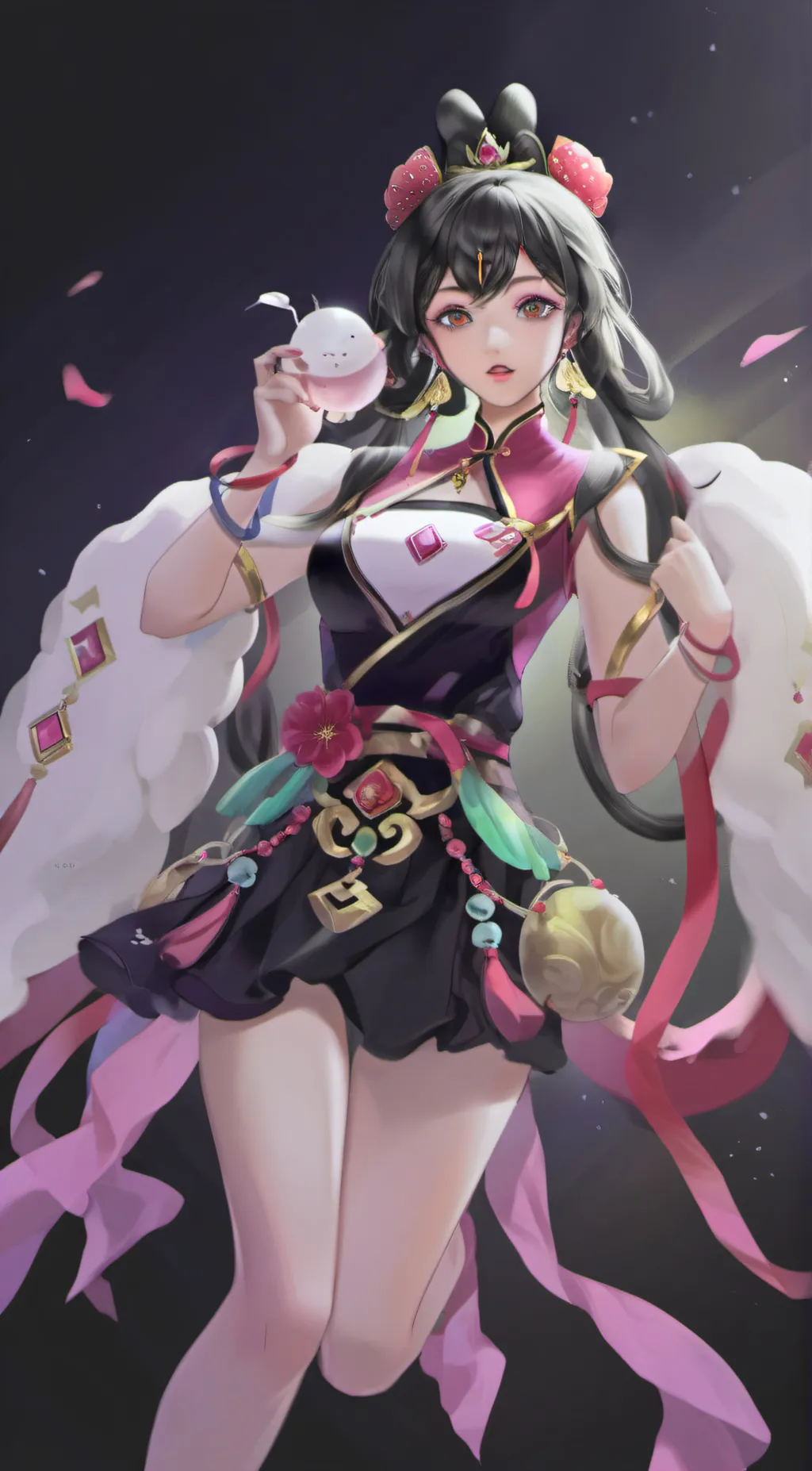 ai character: mahjong  background