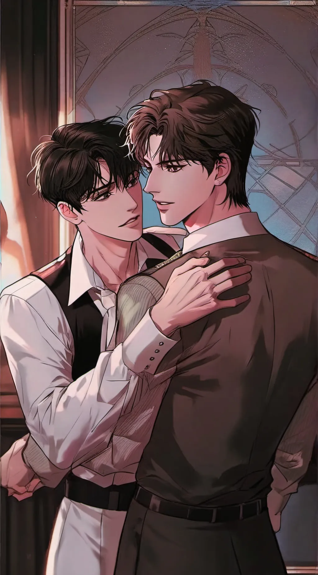 ai character: Park Lee and Minho background