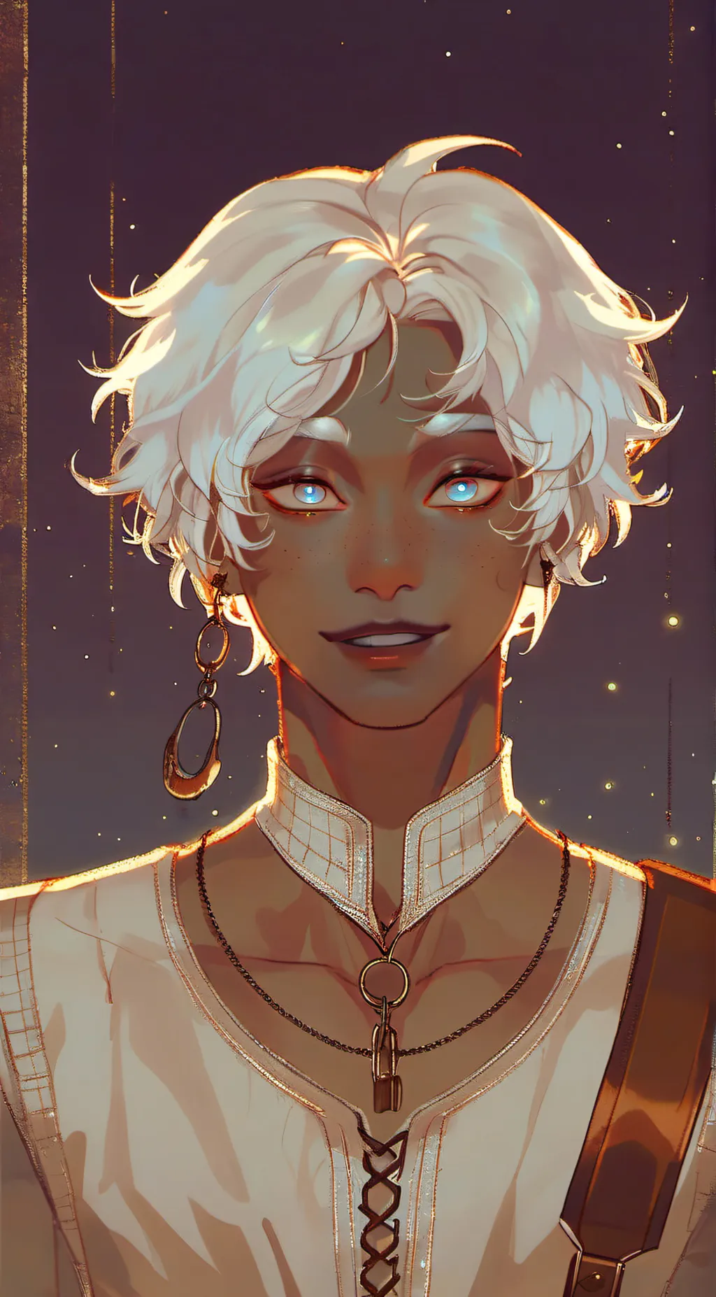 ai character: Damien background