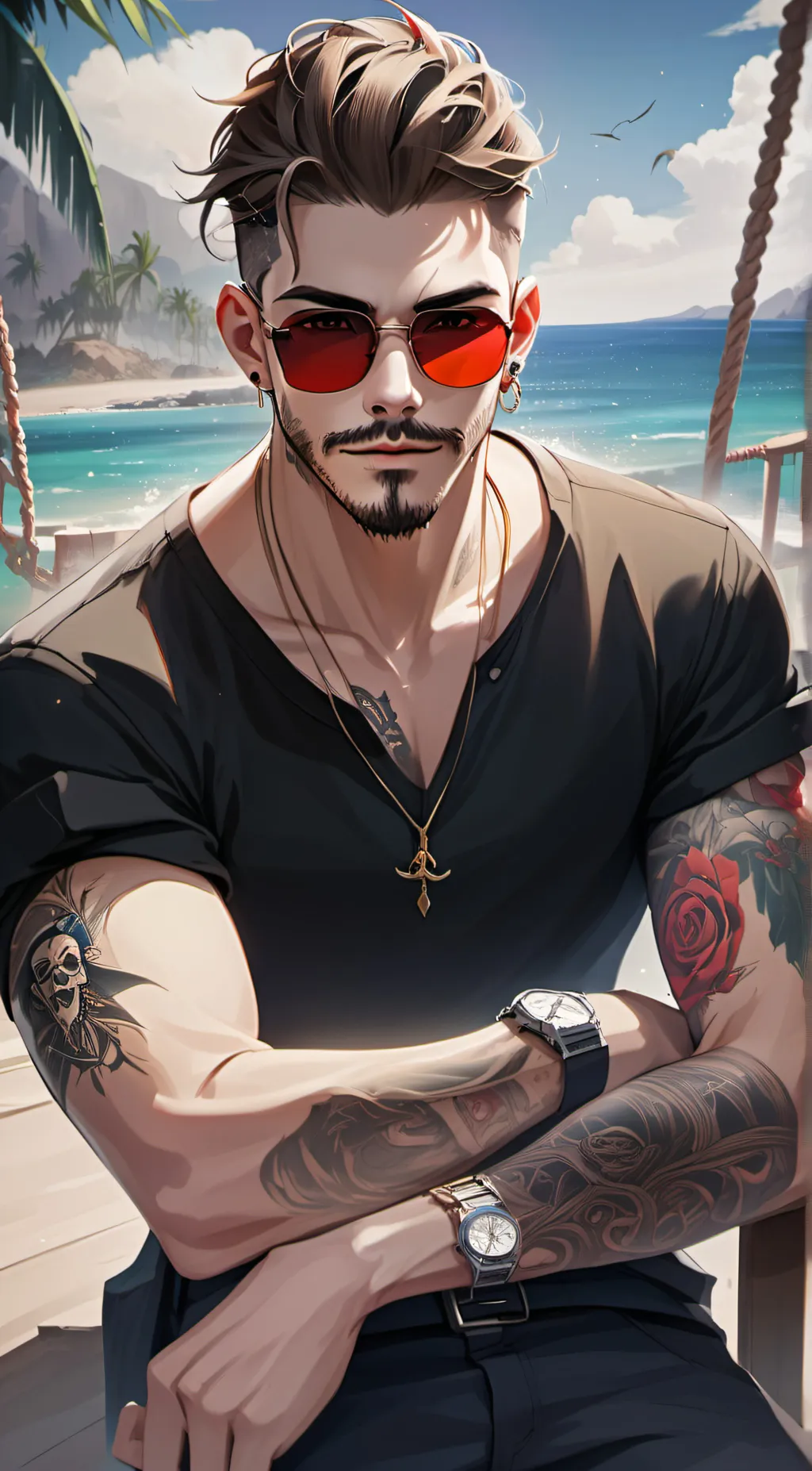 ai character: Tulio🌹 background