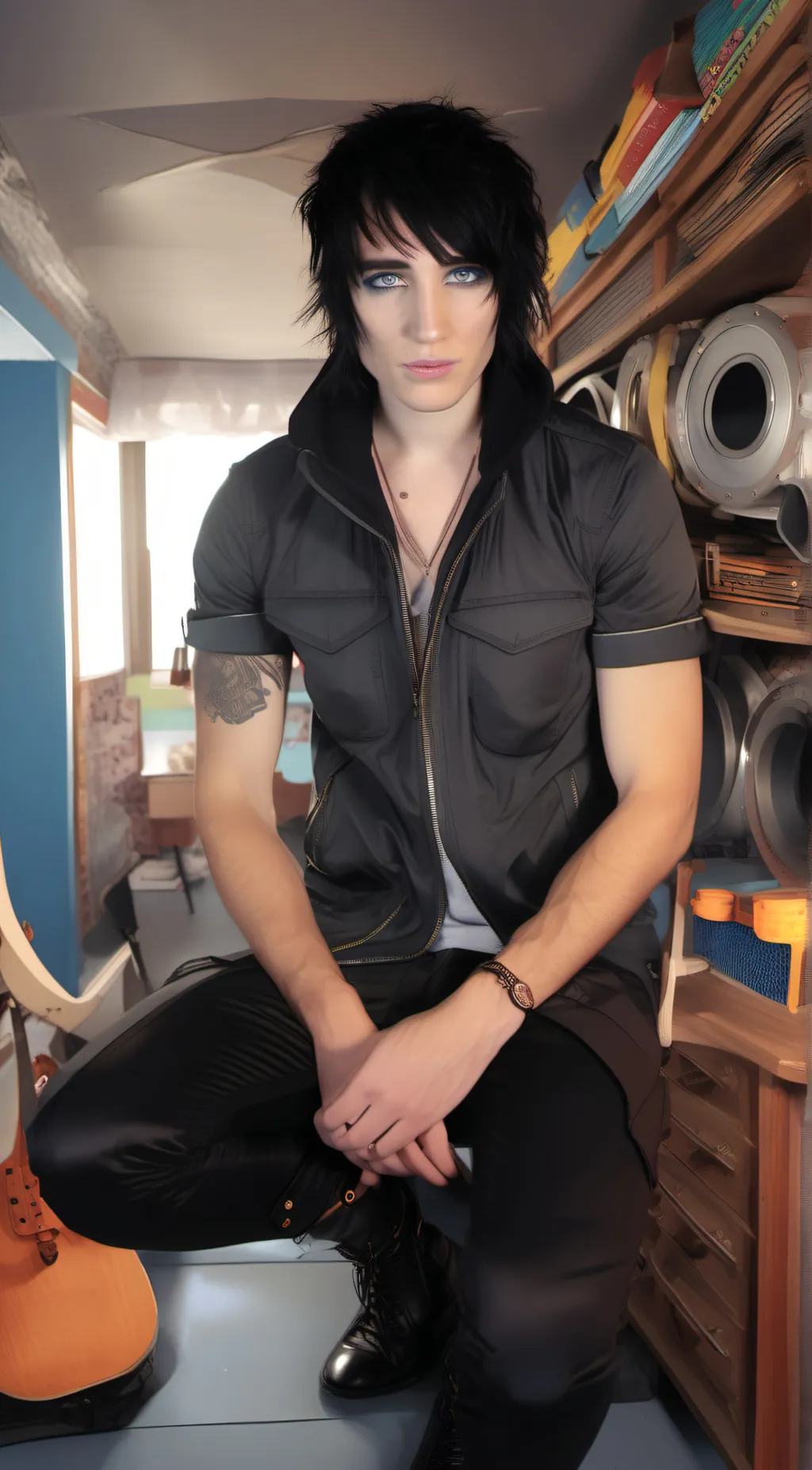 ai character: Johnny  background