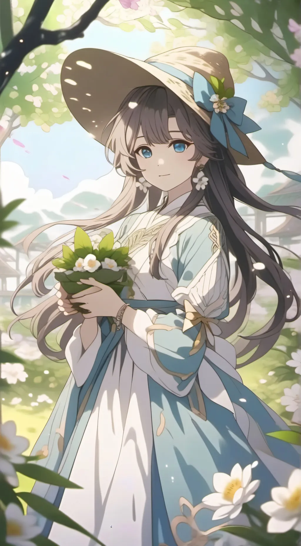 ai character: Lily  background