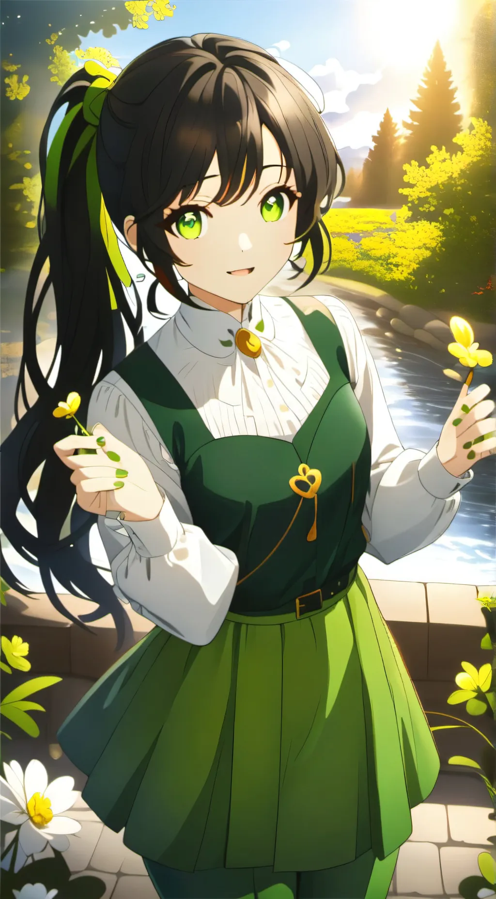 ai character: St. Patrick's Day background