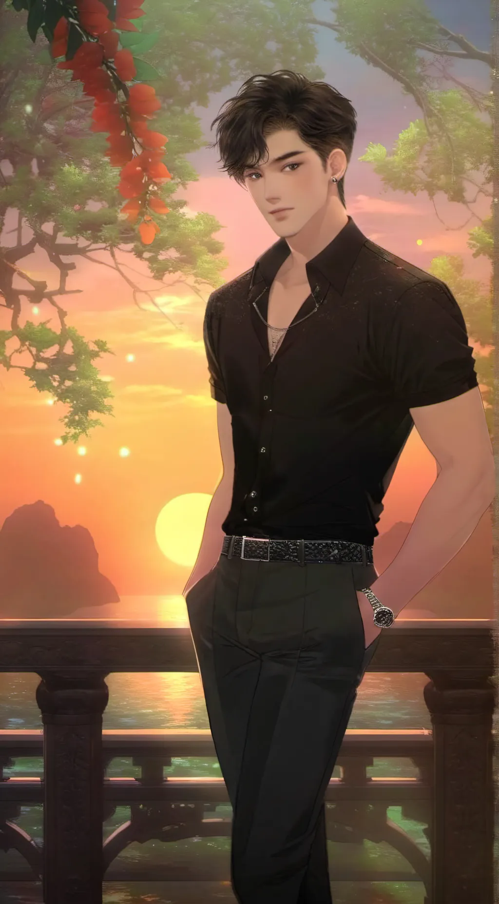 ai character: Azad background