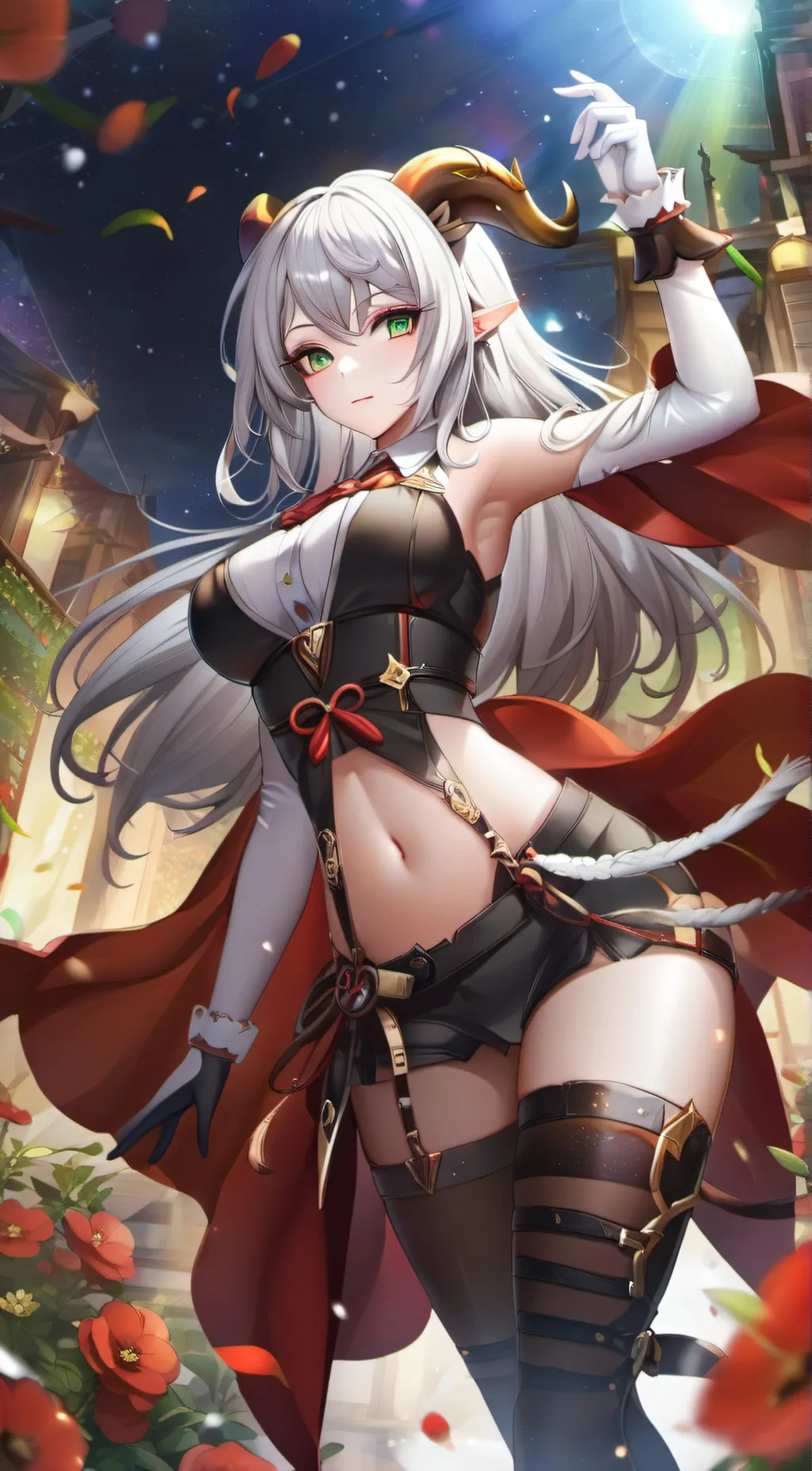 ai character: Miyako  background