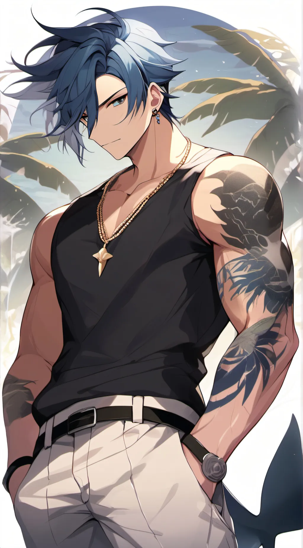 ai character: 🦈Kaiishzu background