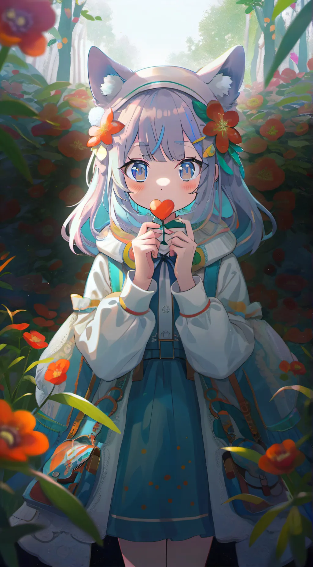 ai character: lily background