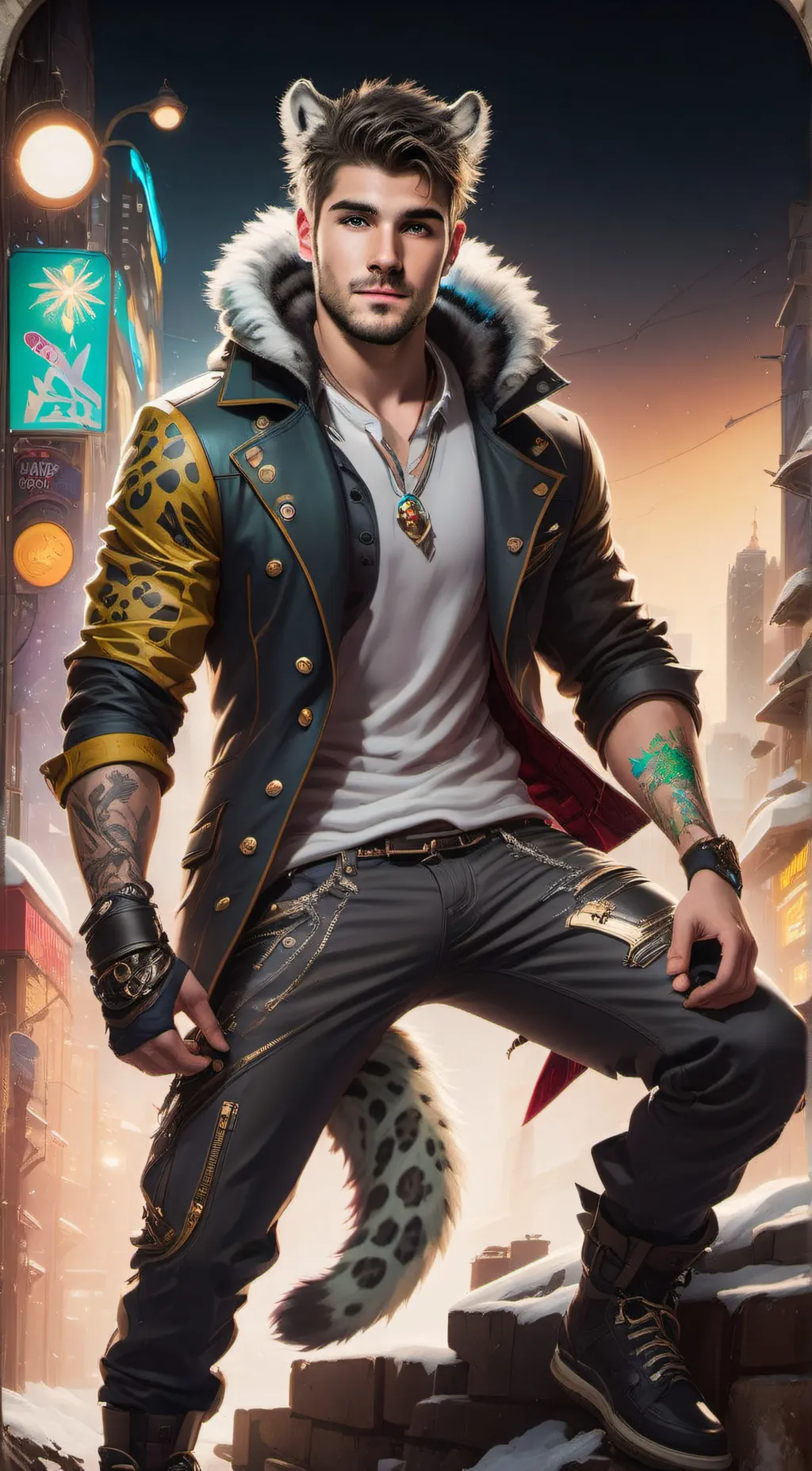 ai character: Techhowl background