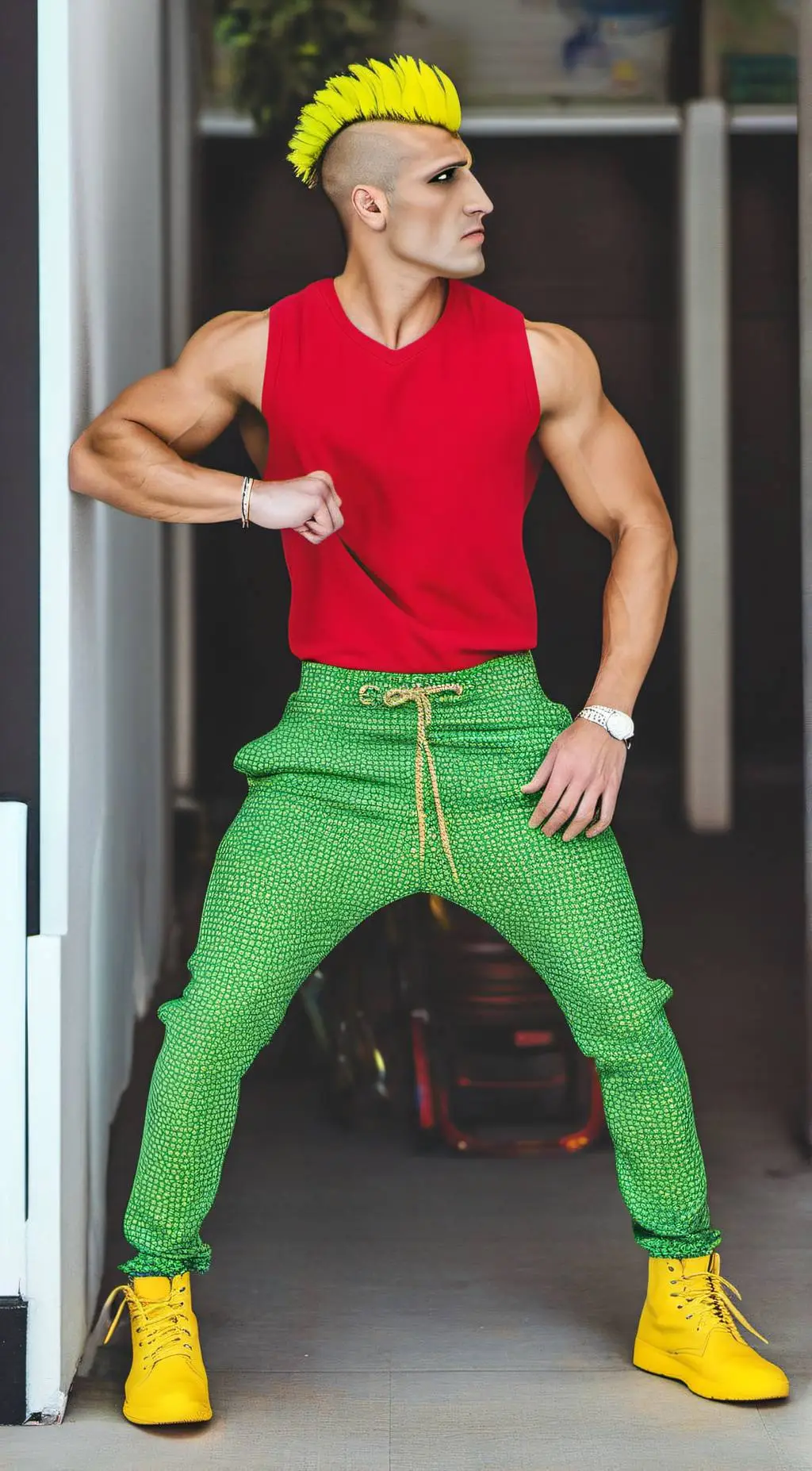 ai character: Chad Thundercock background