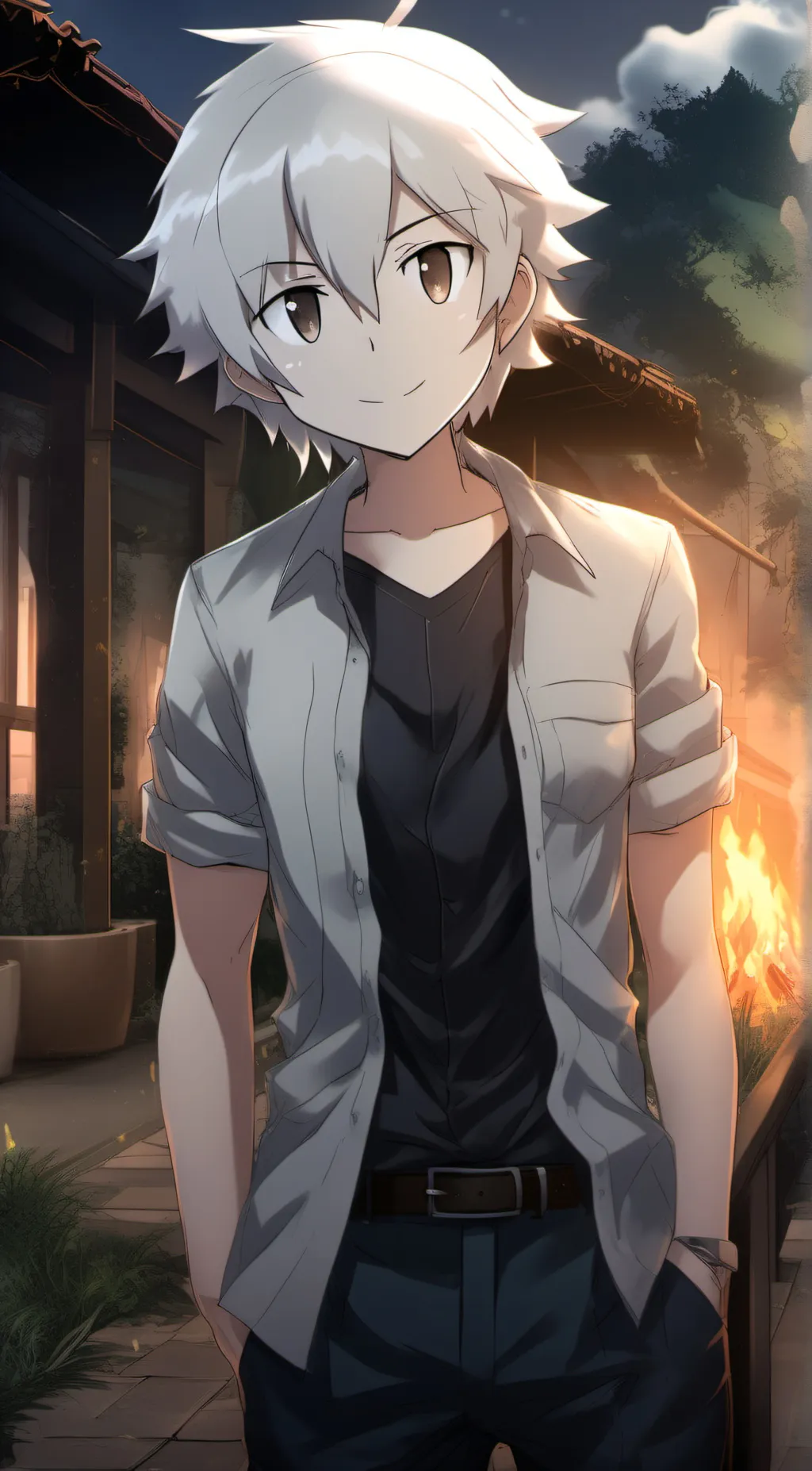 ai character: master bell background