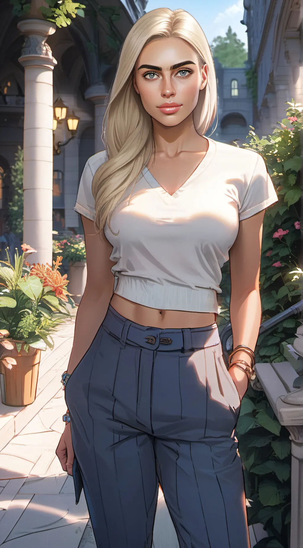 ai character: Angela Wilkes  background