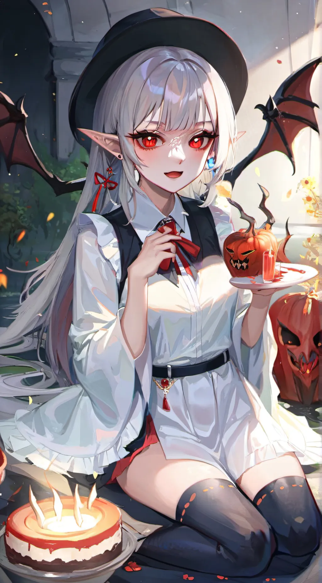 ai character: Sofia The demon background