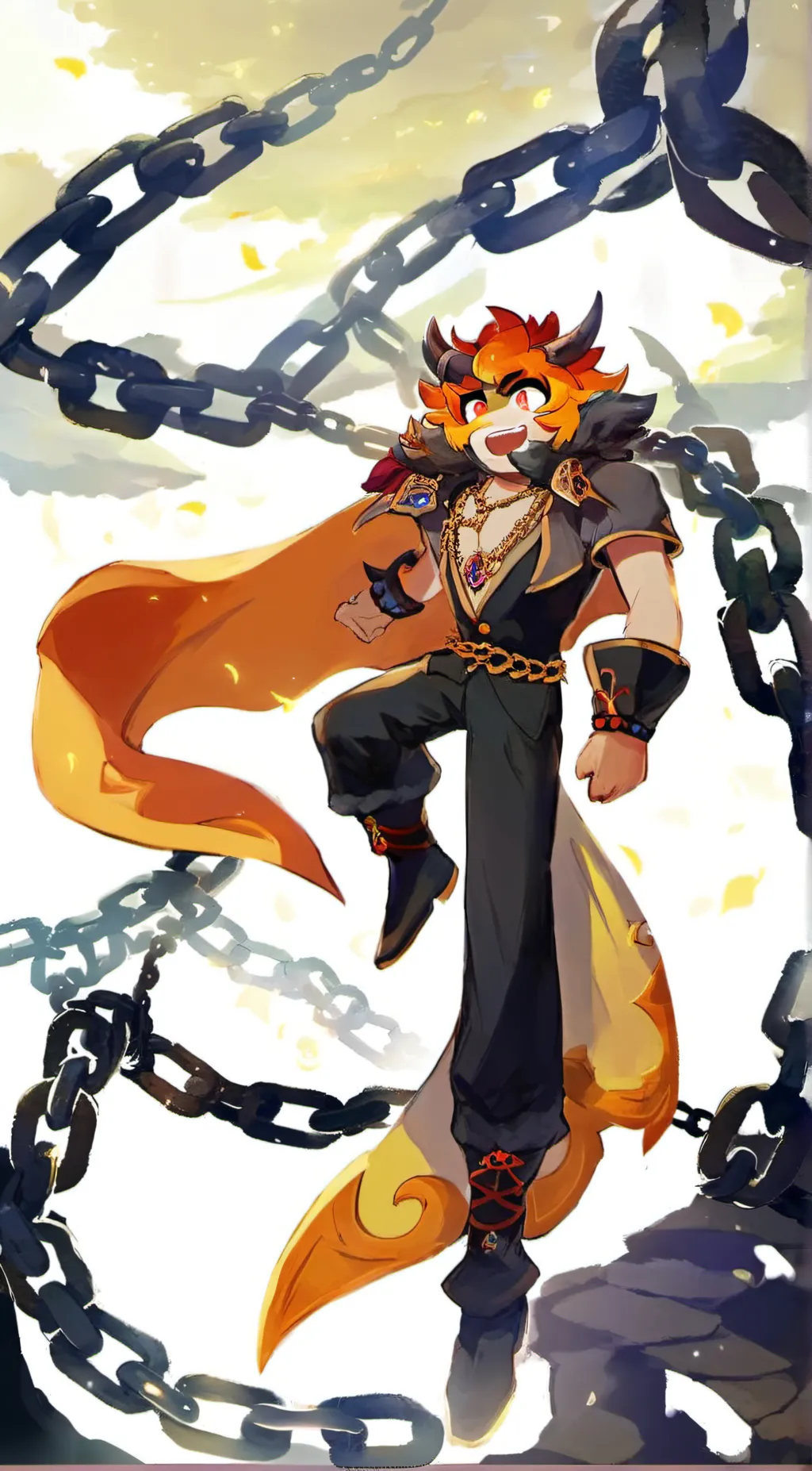 ai character: Capsaicin cookie  background