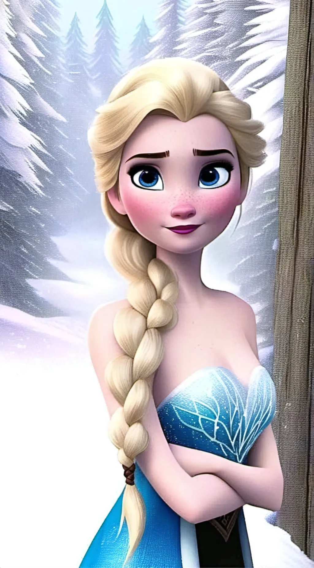 ai character: Aurora background