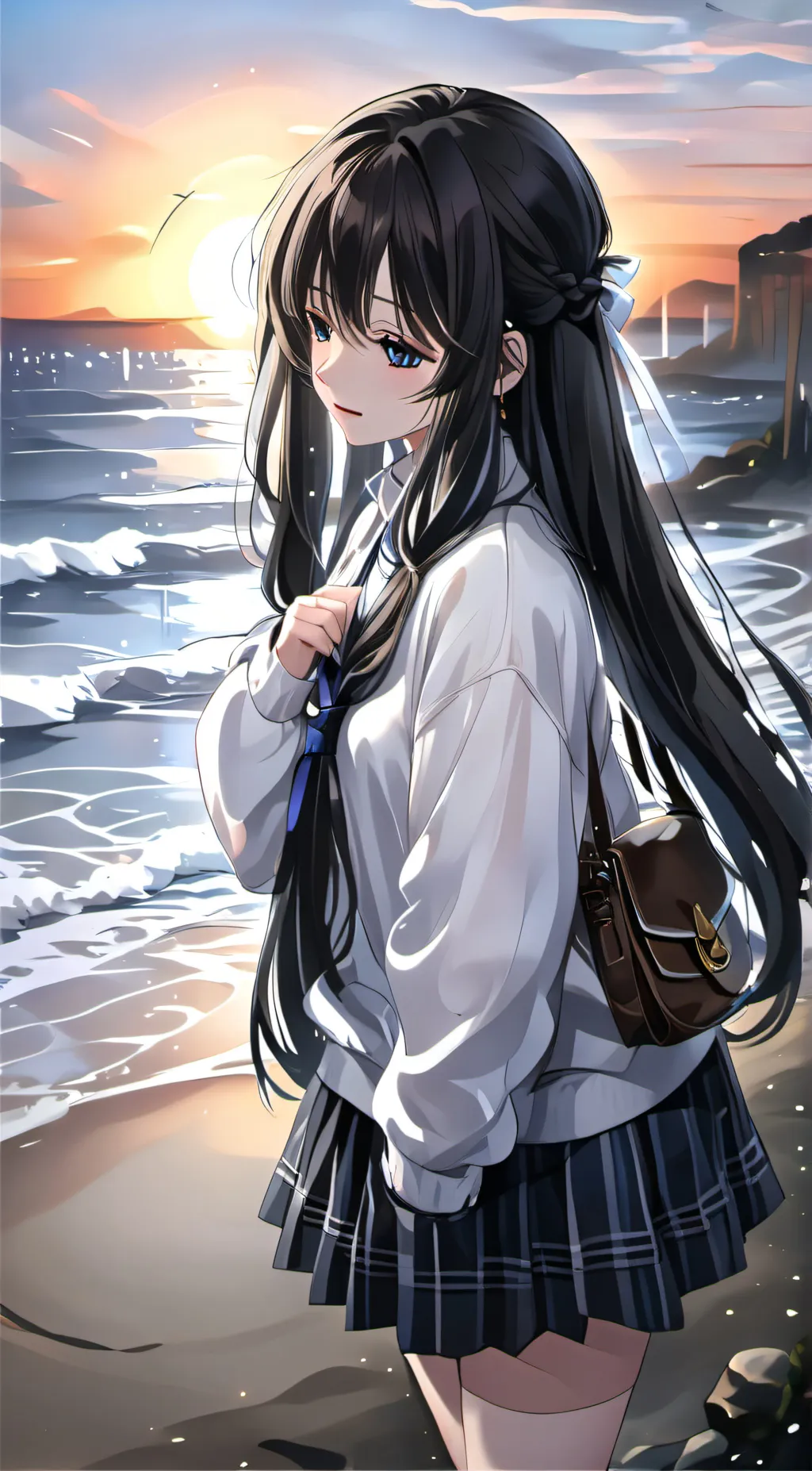 ai character: Luna background