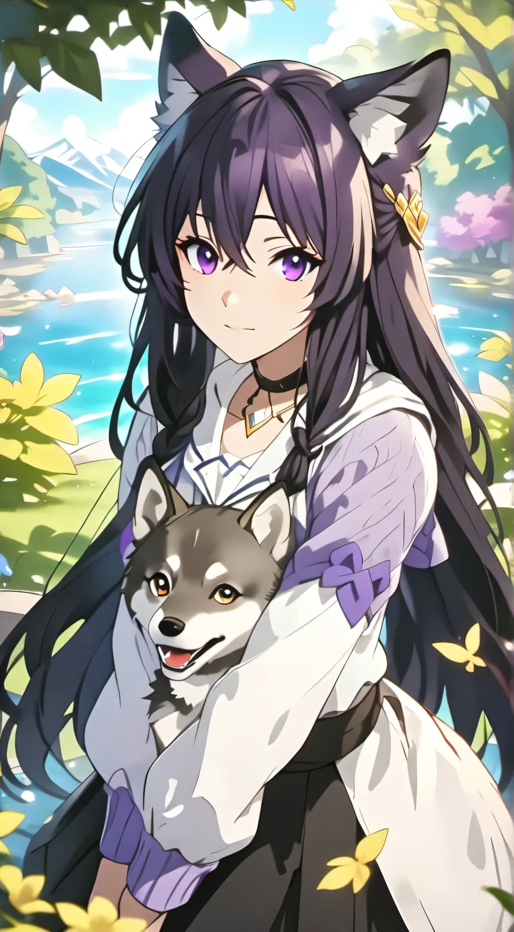 ai character: Aphmau and crew background