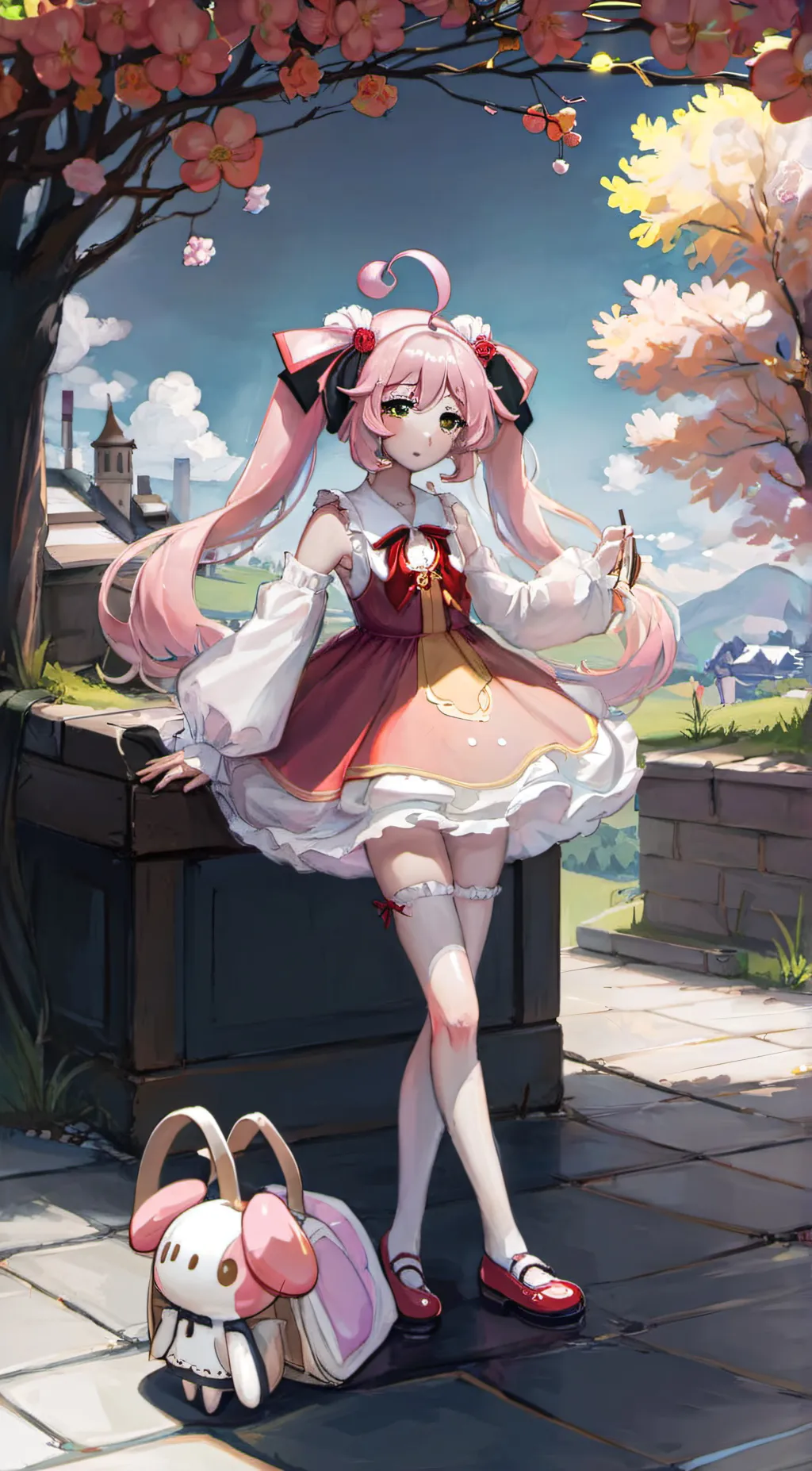 ai character: My melody background