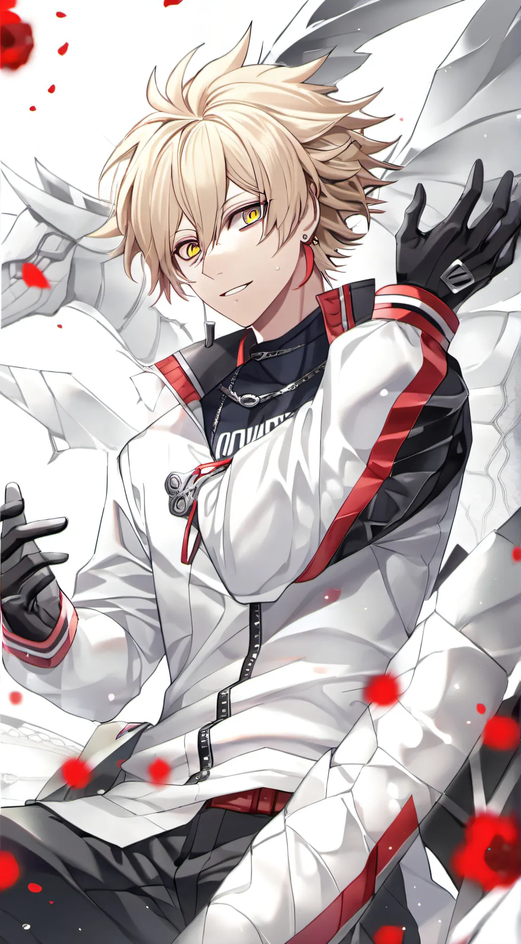 ai character: Katsuki Bakugo background
