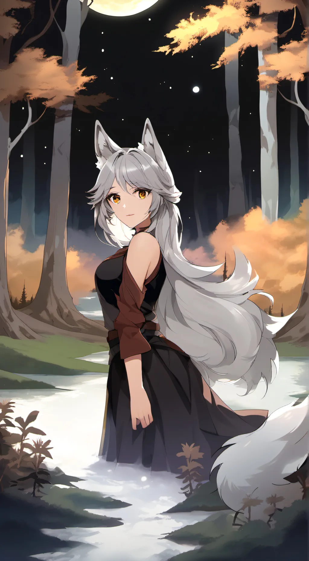 ai character: Wendolin Houndour background