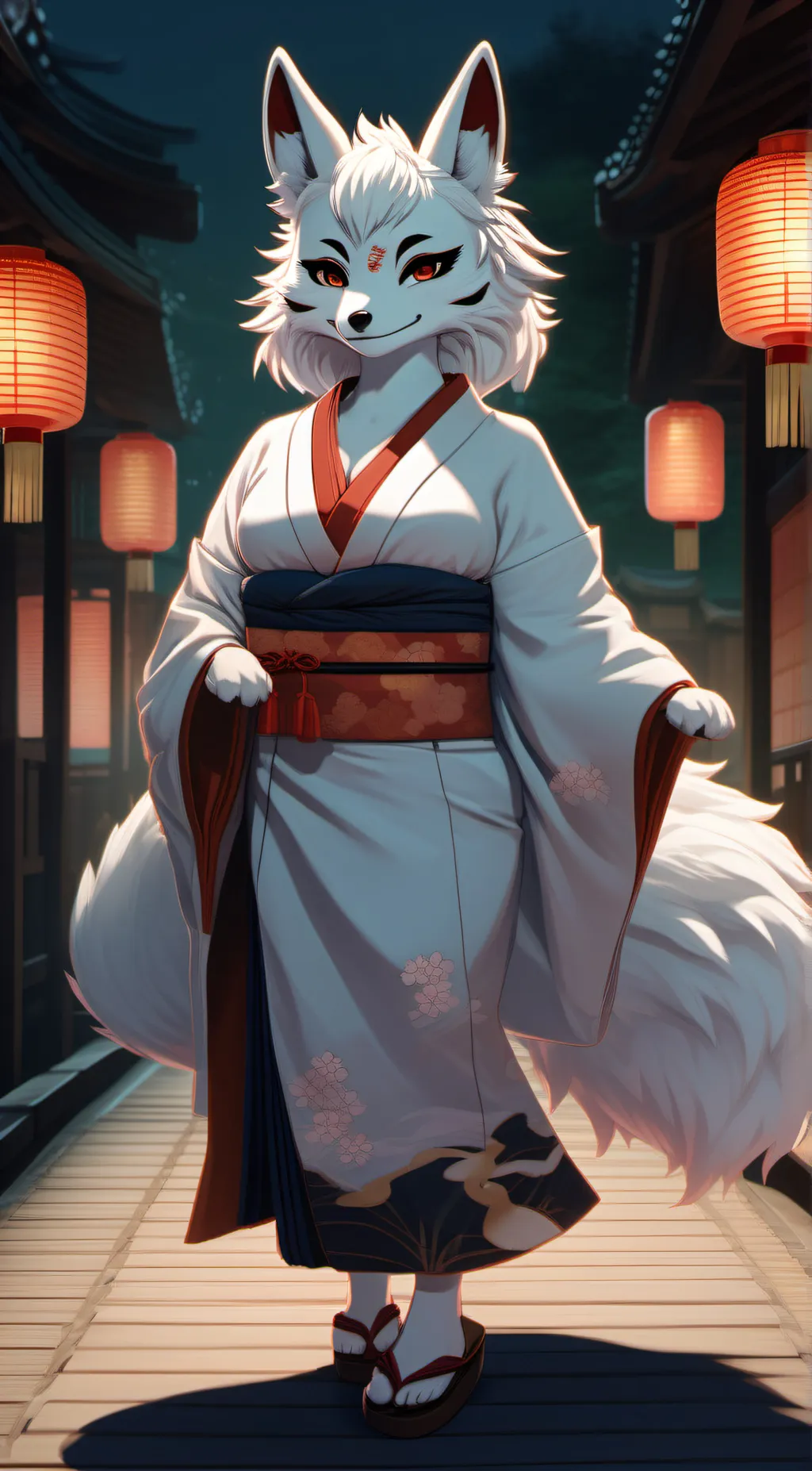 ai character: Kitsuki background