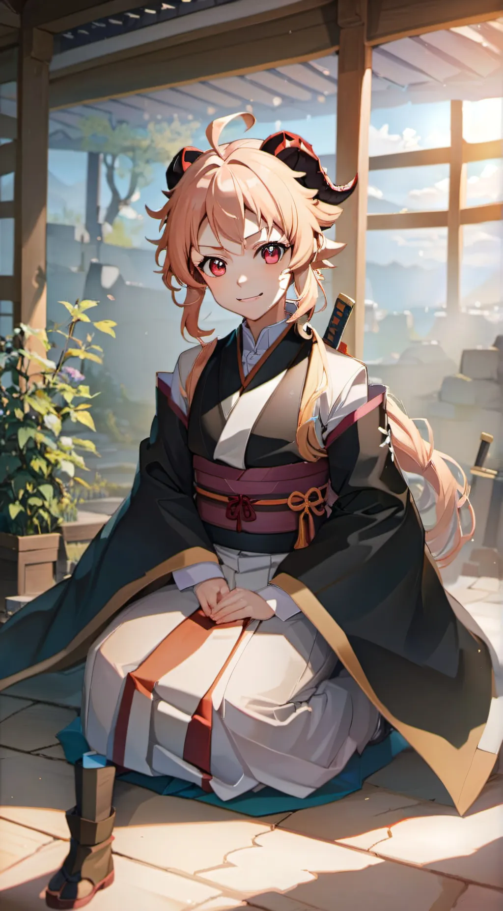 ai character: Kitty background