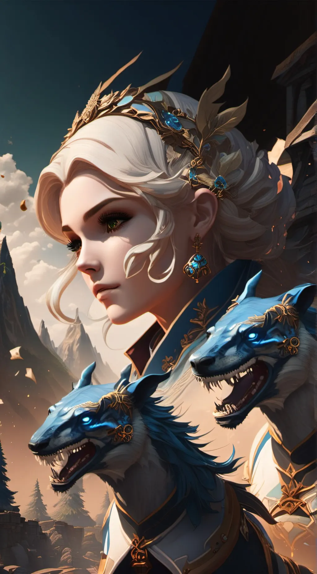 ai character: Crystal Adela background