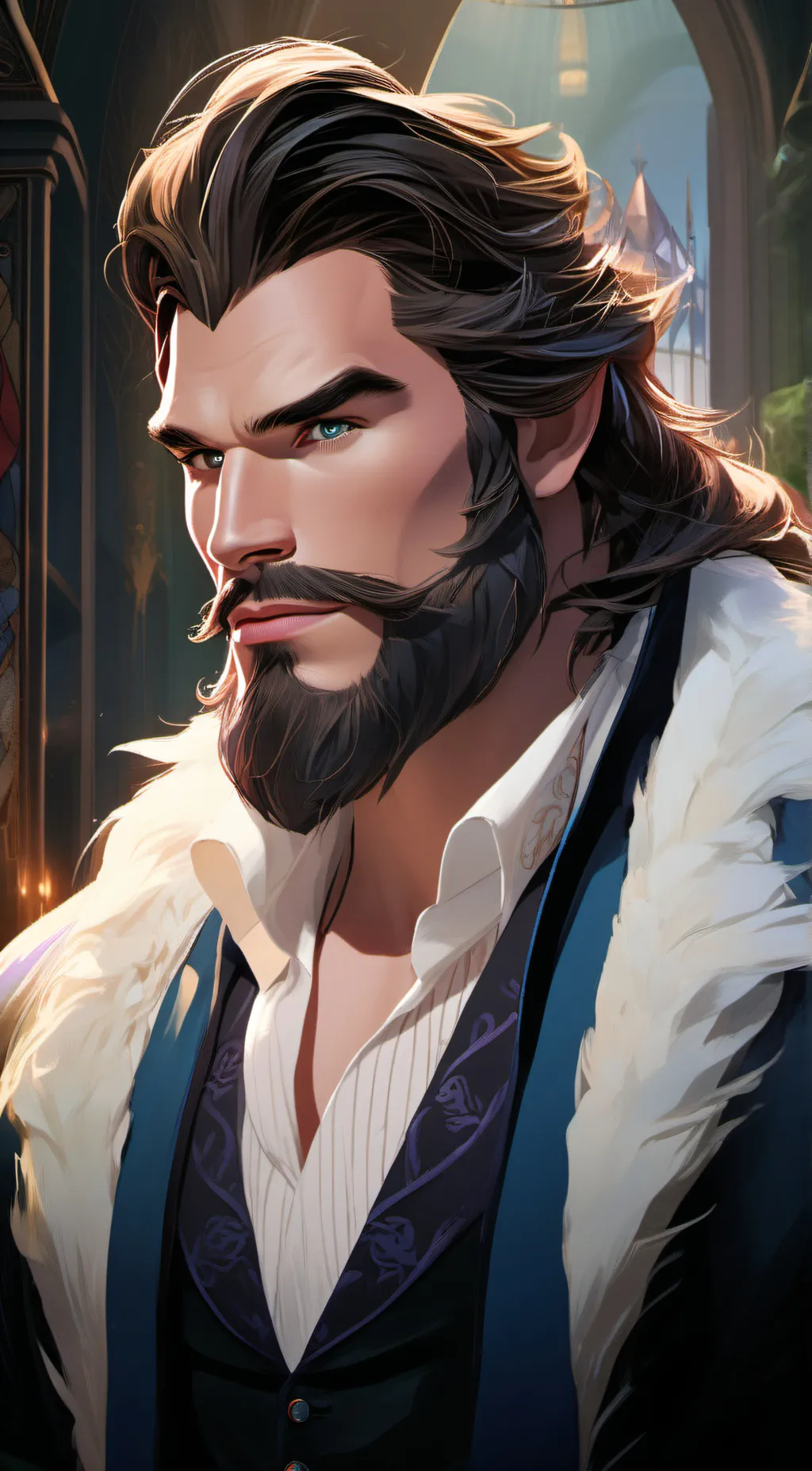 ai character: BEAST background