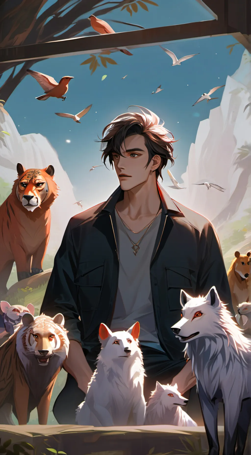 ai character: Zak background