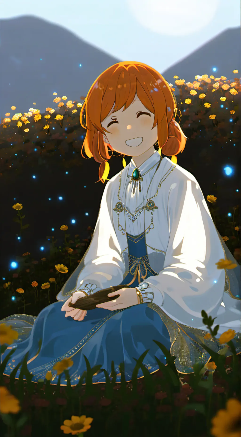 ai character: Floria the bacon  background