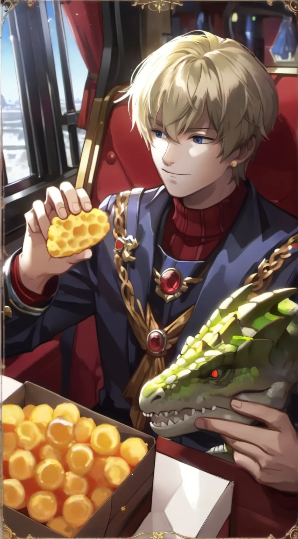 ai character: dino dino background