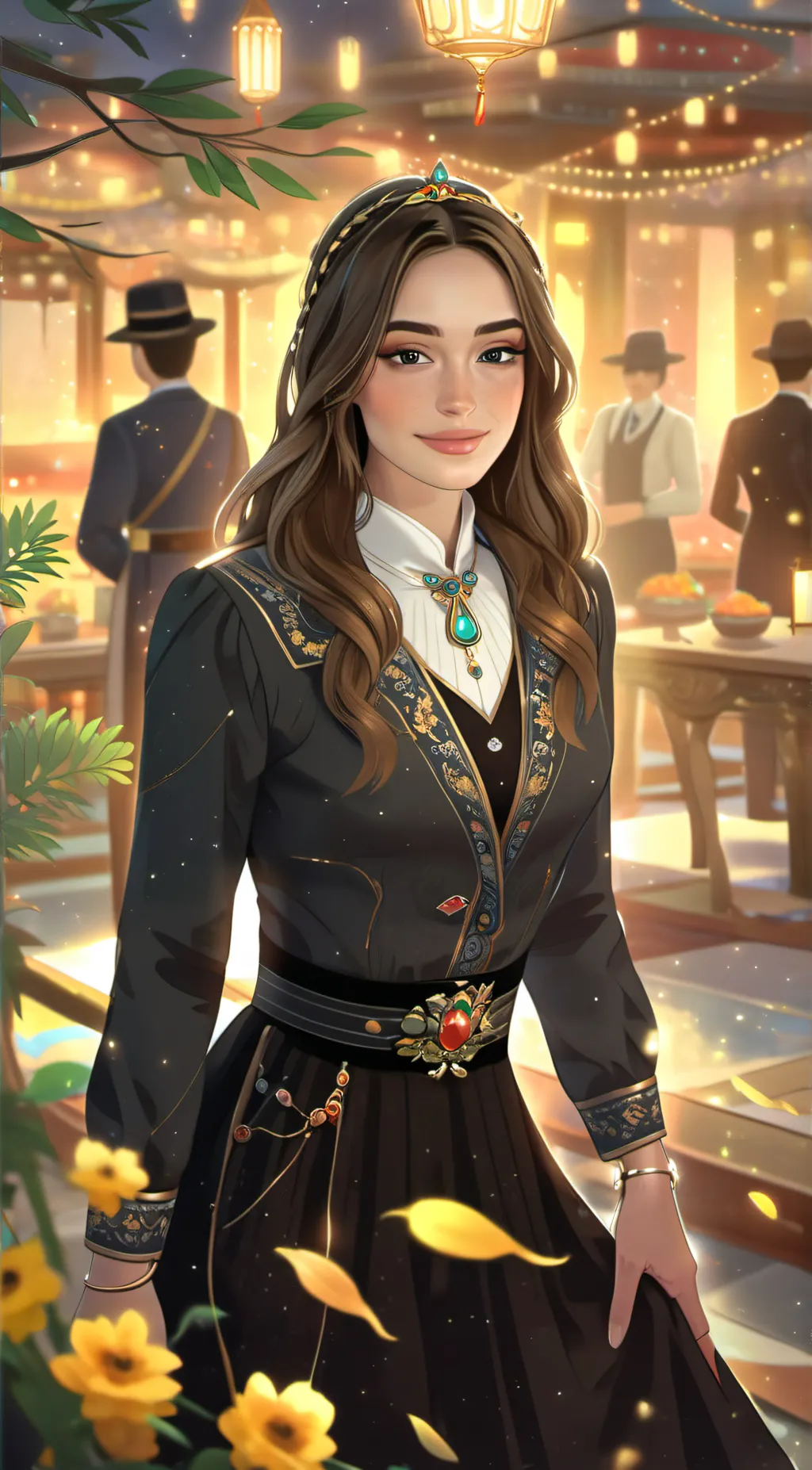 ai character: Addison  background