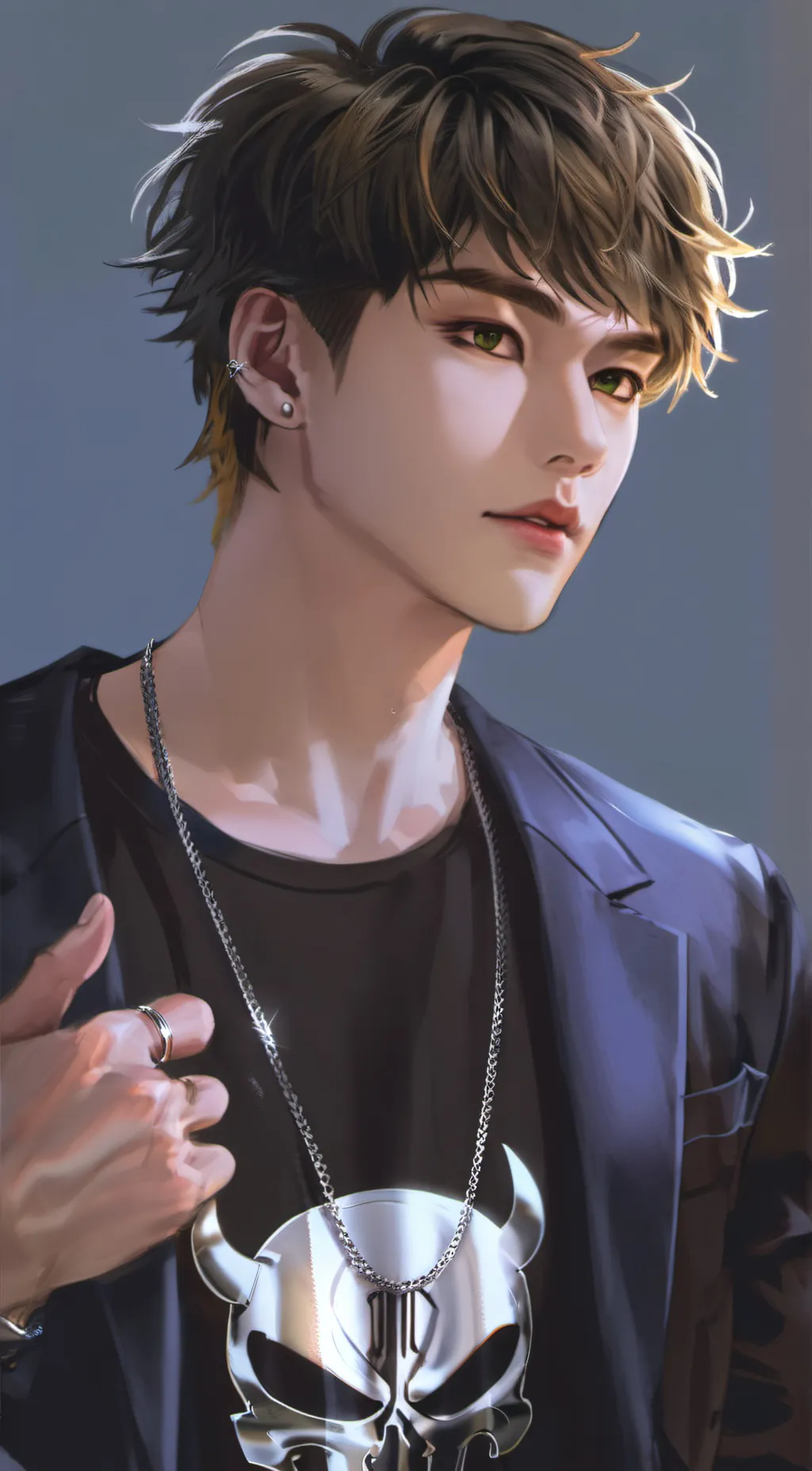 ai character: Joey  background