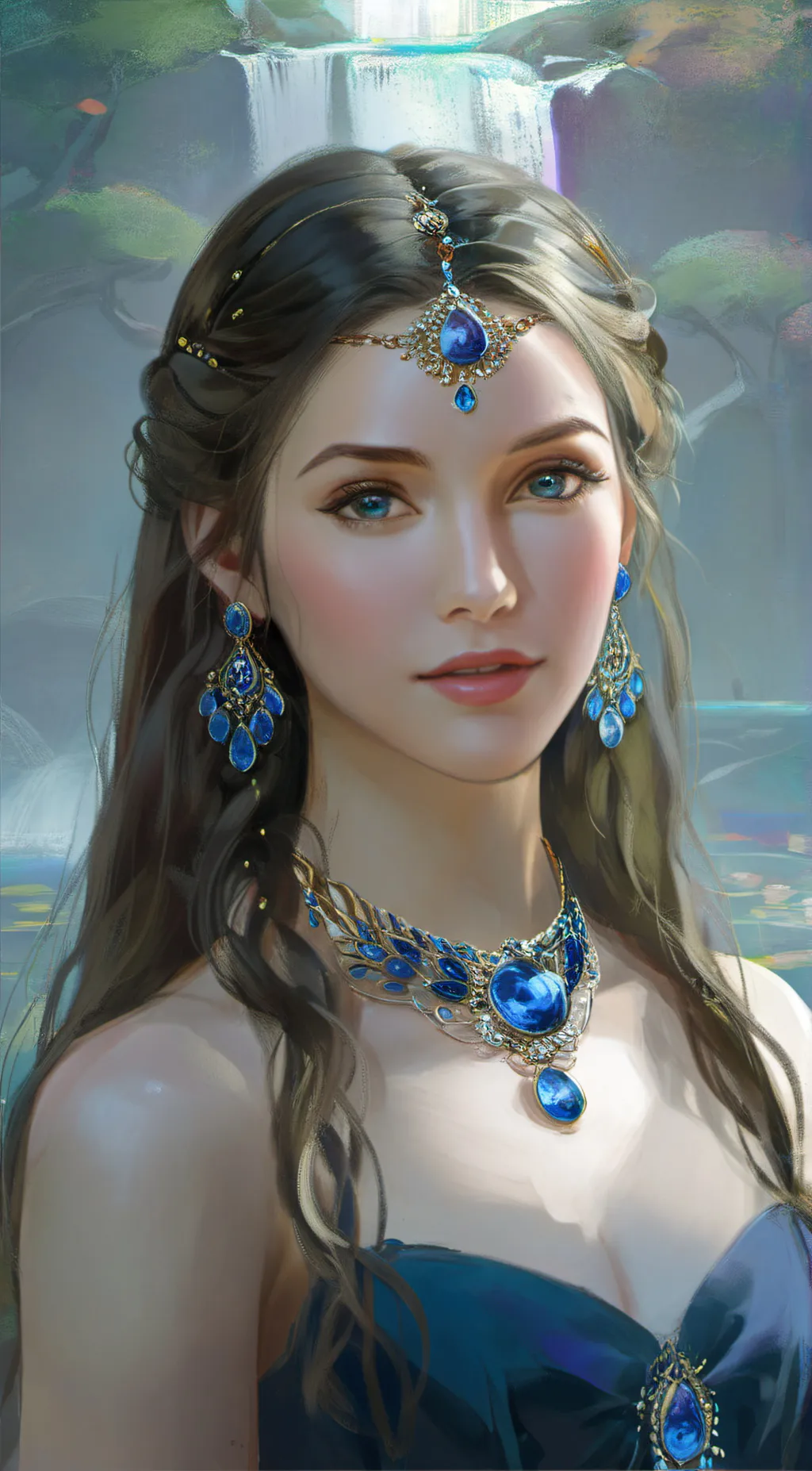 ai character: Luna background