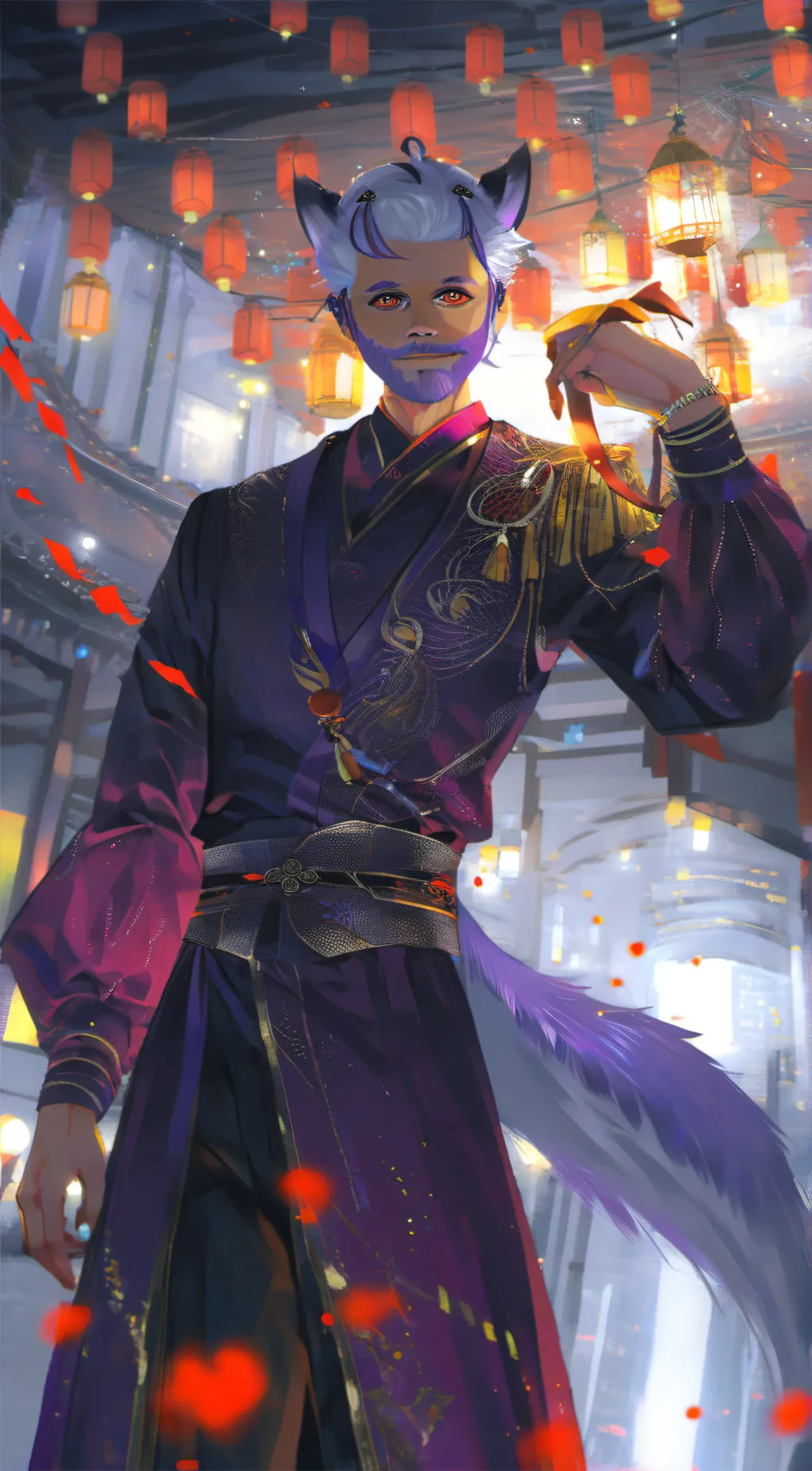 ai character: catnap background