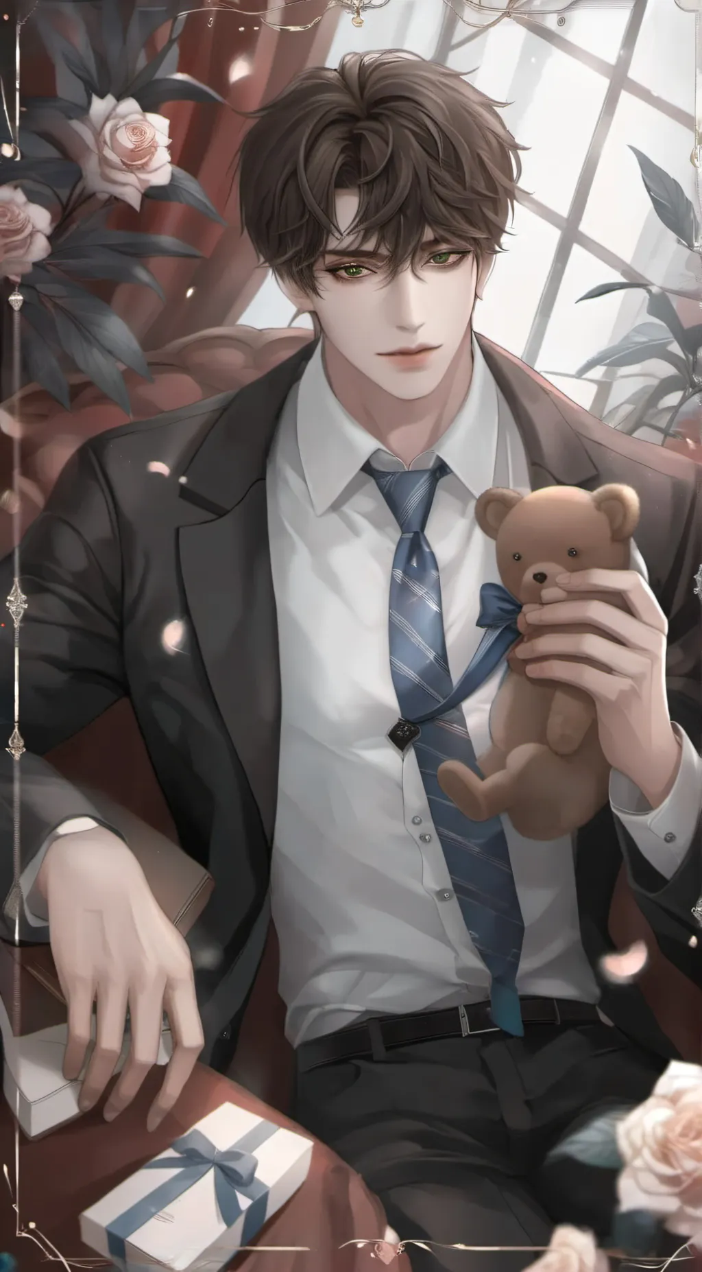 ai character: dadyy  background