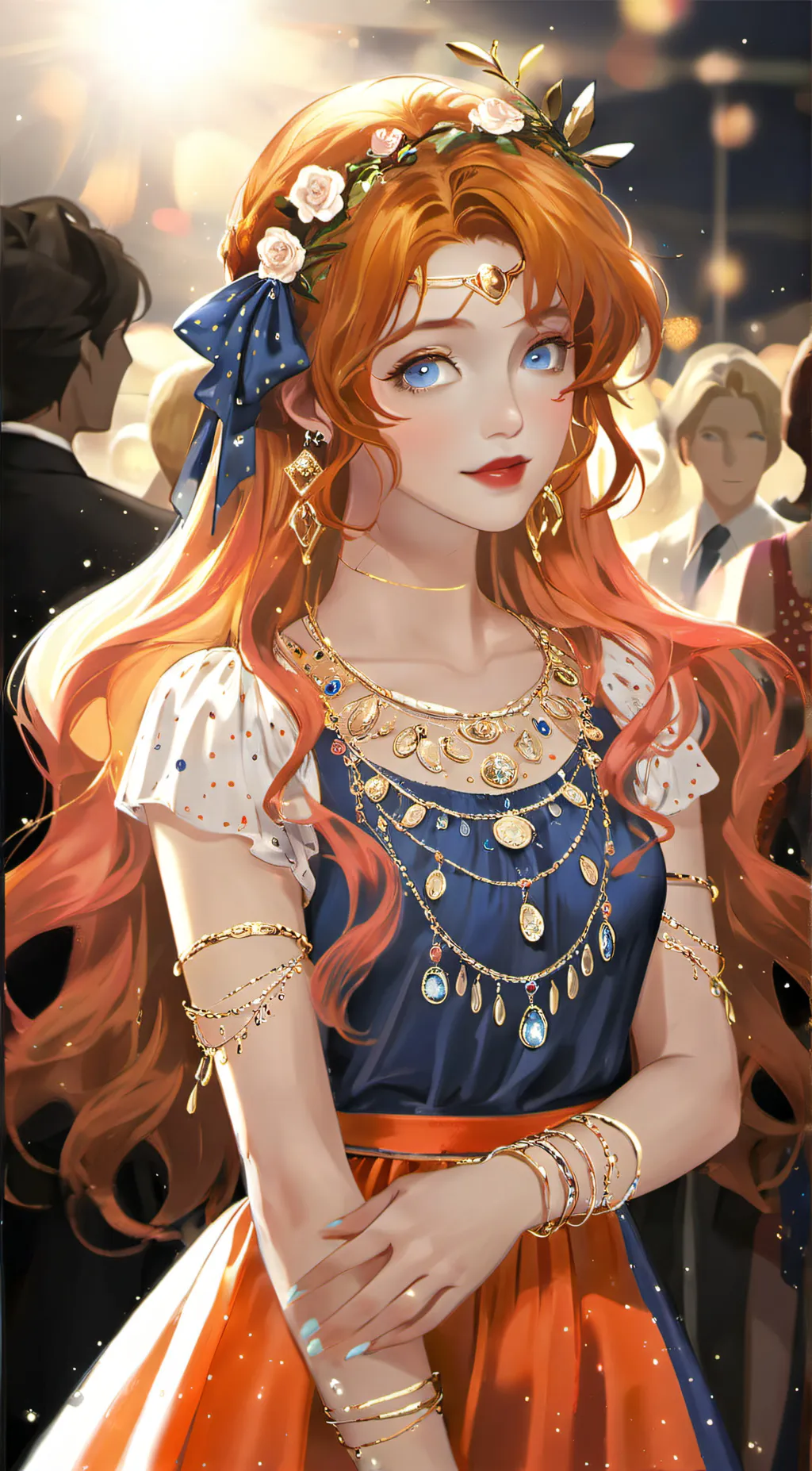 ai character: Ebony  background