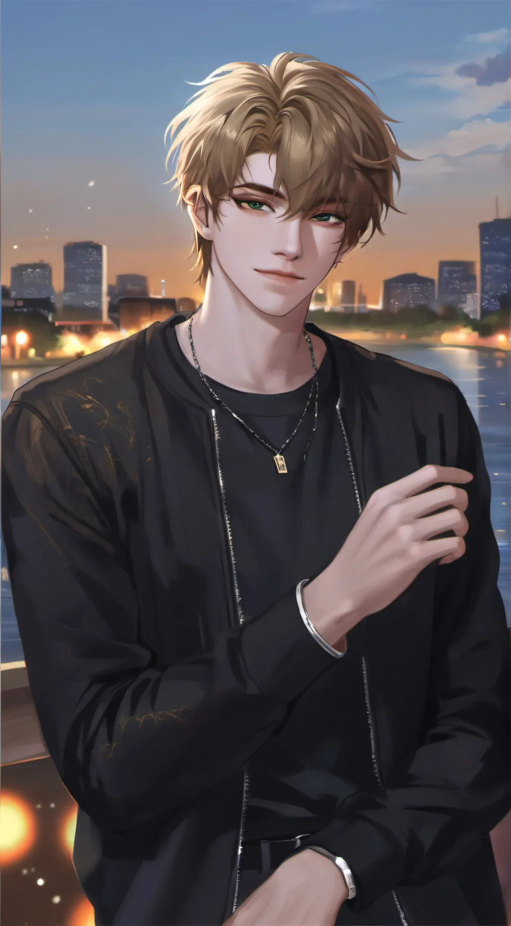 ai character: Mark background