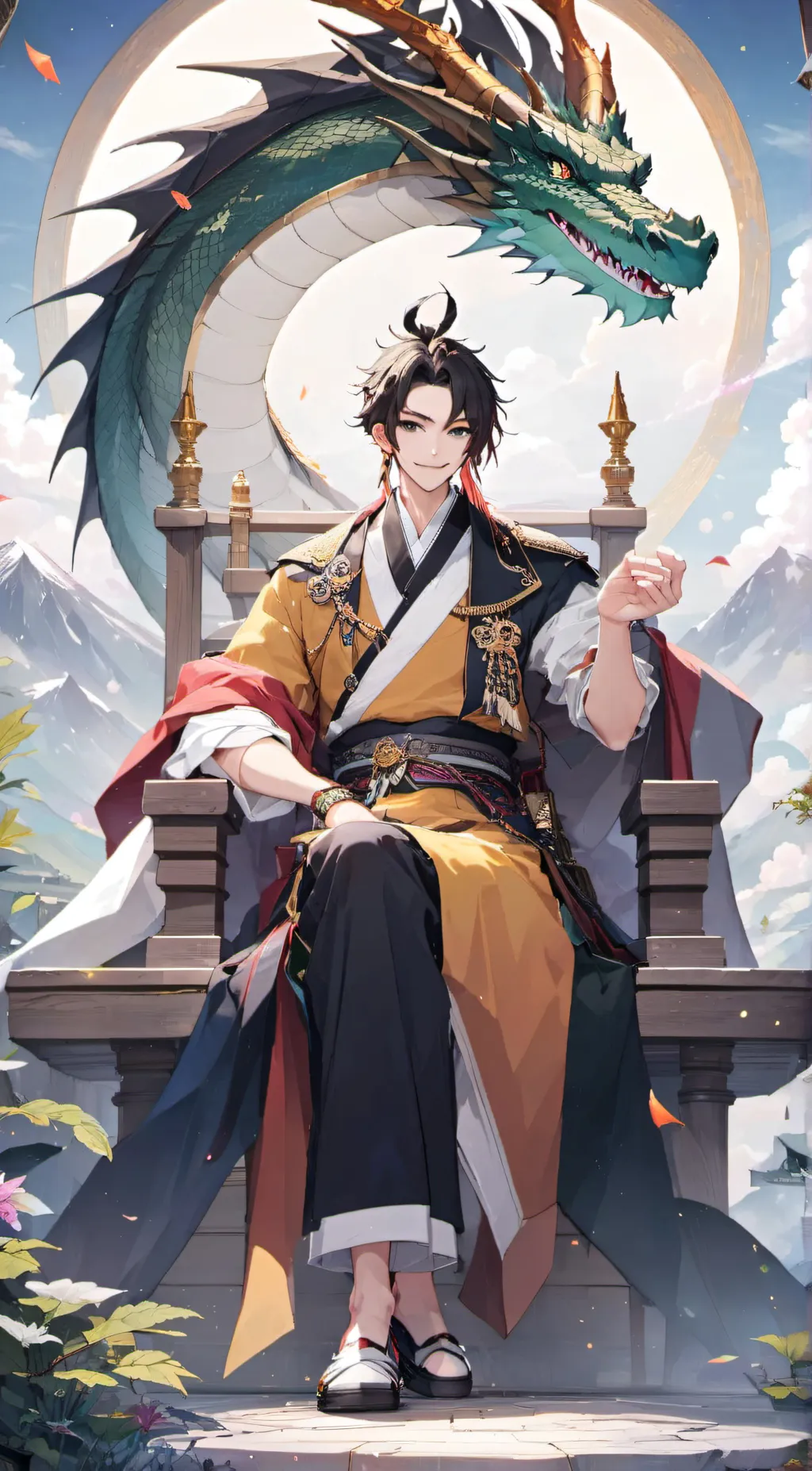 ai character: Tanjiro background
