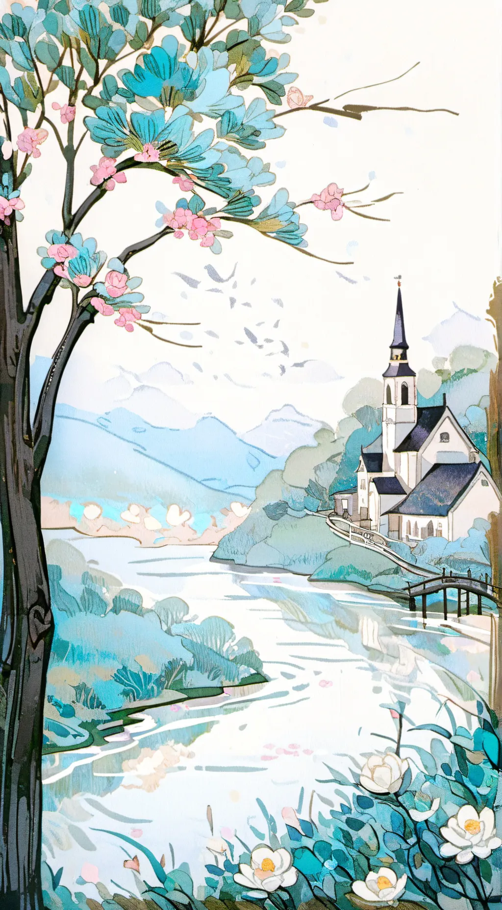 ai character: doggys in house background