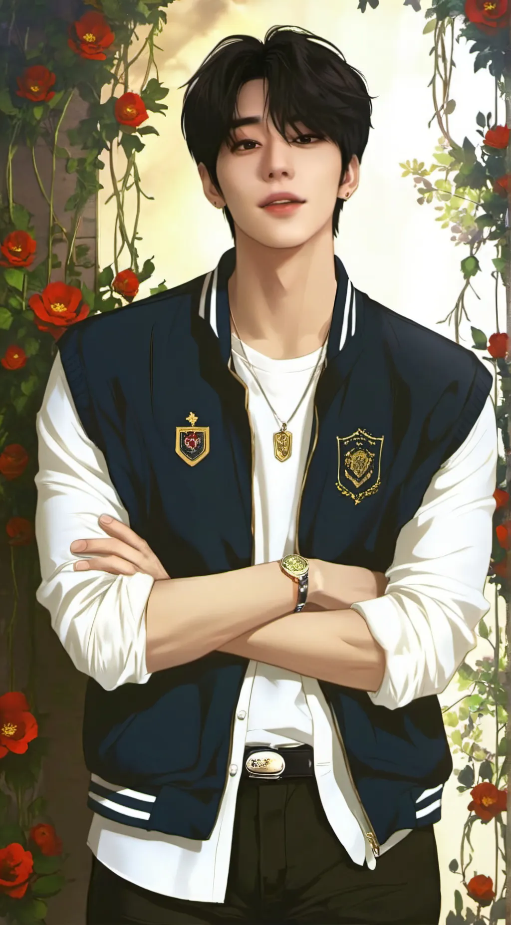 ai character: lee heeseung  background