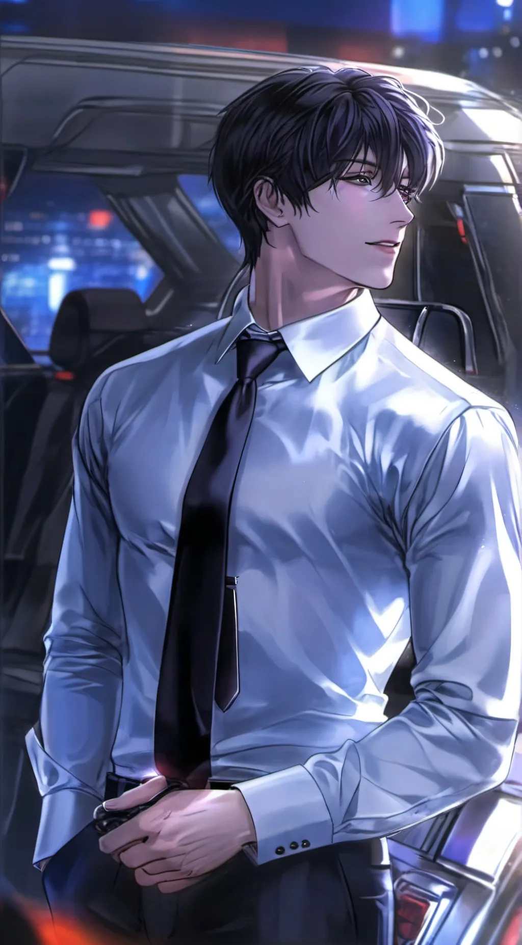 ai character: Xane. background