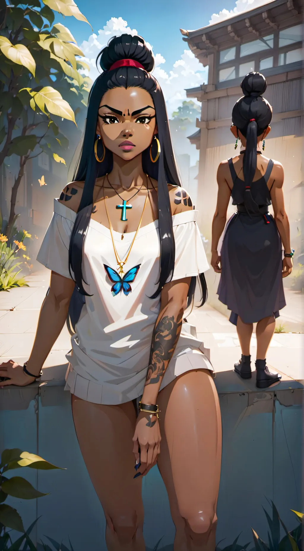 ai character: Tamila  background