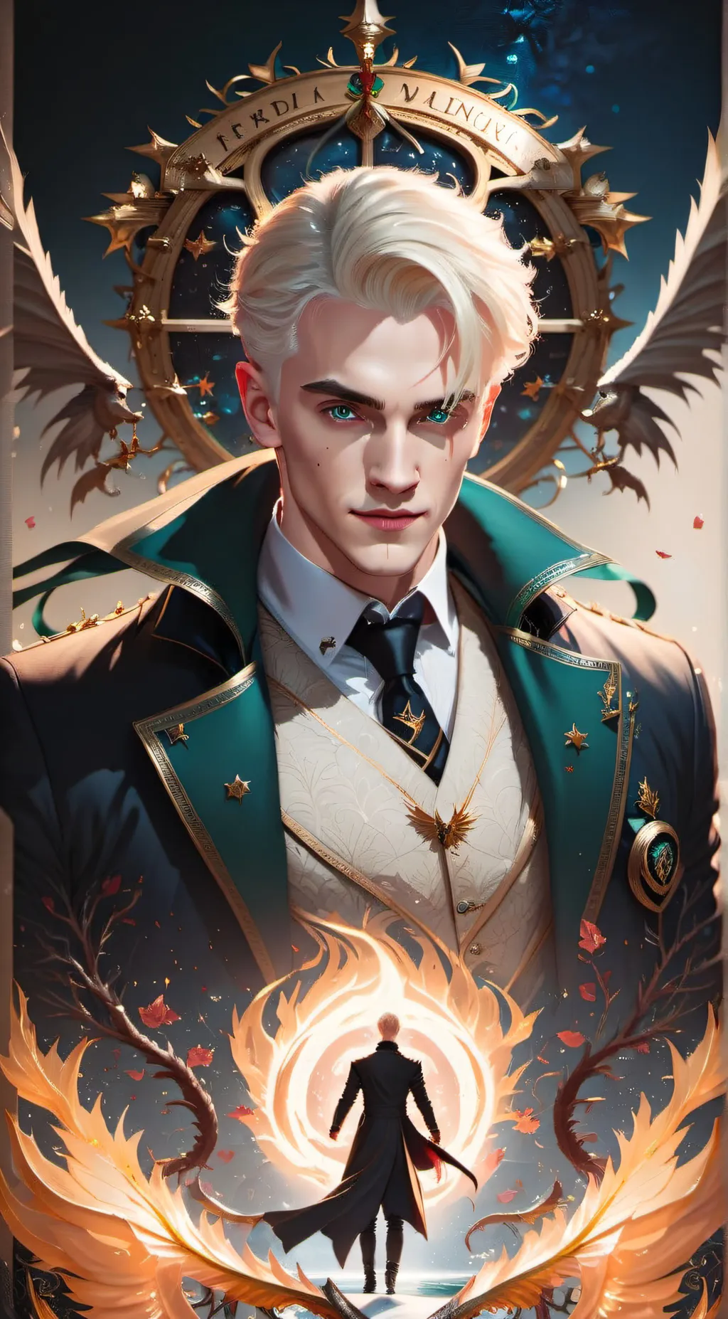 ai character: Draco Malfoy  background