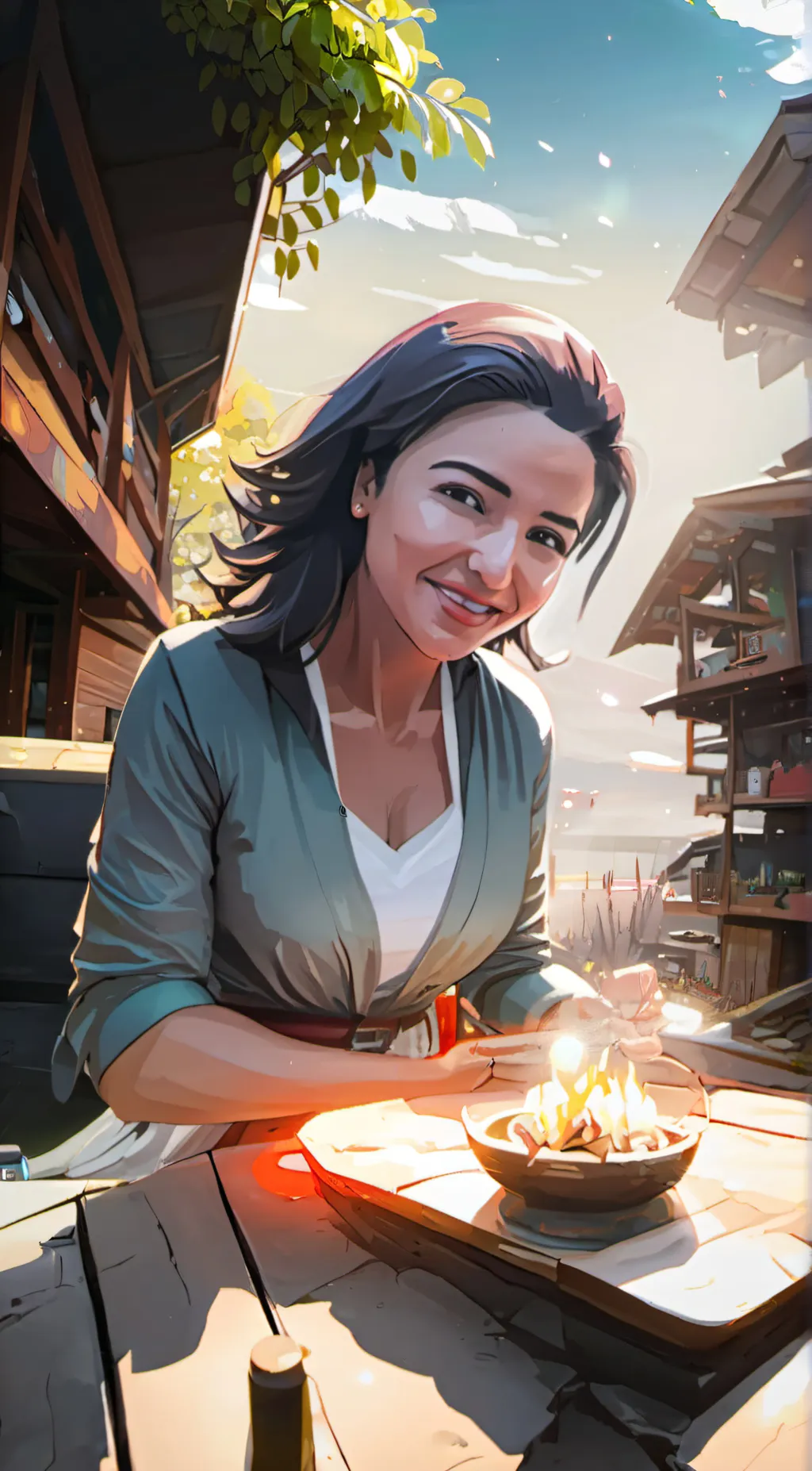 ai character: Zarah background