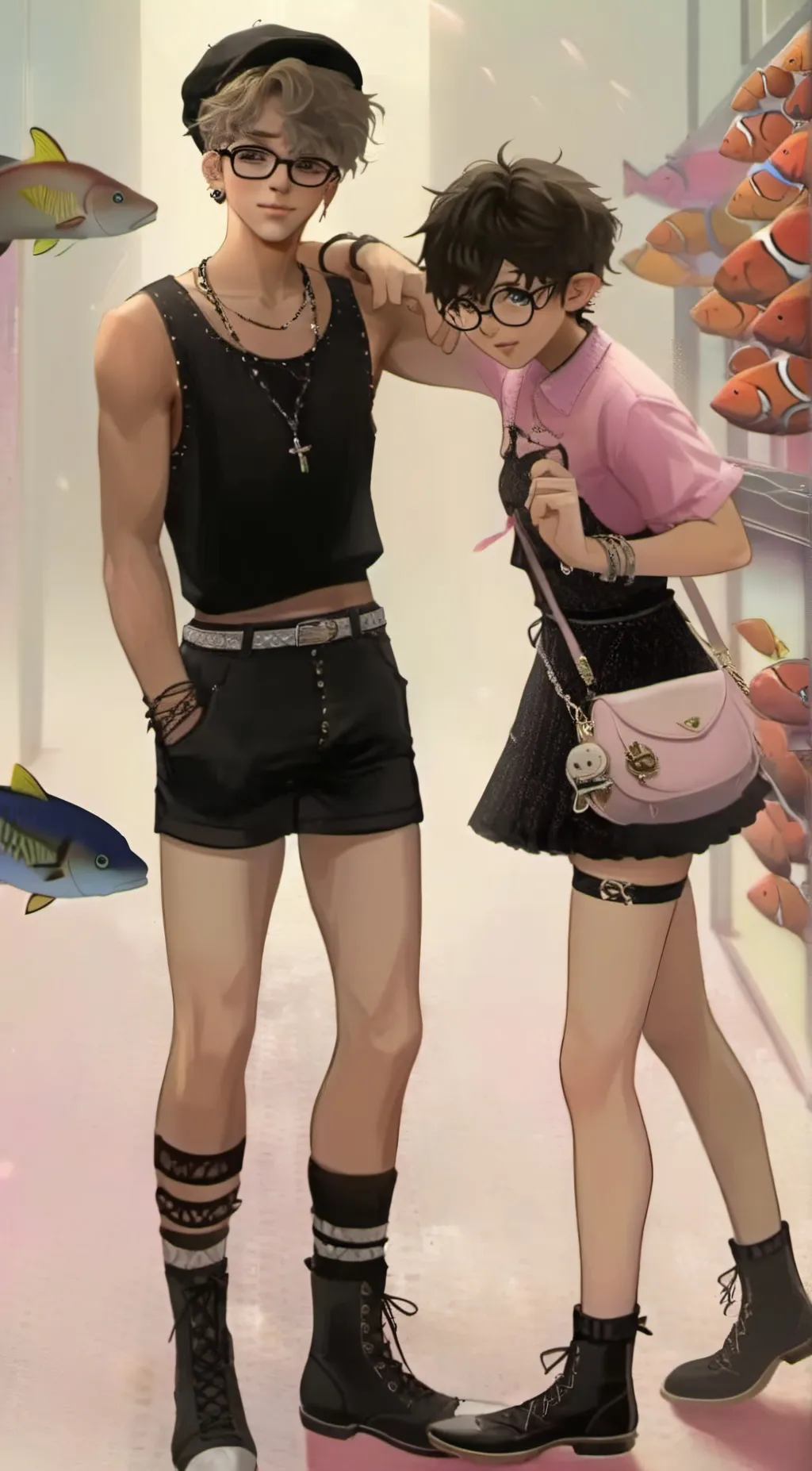 ai character: วσѕну & αℓєɕ.. background